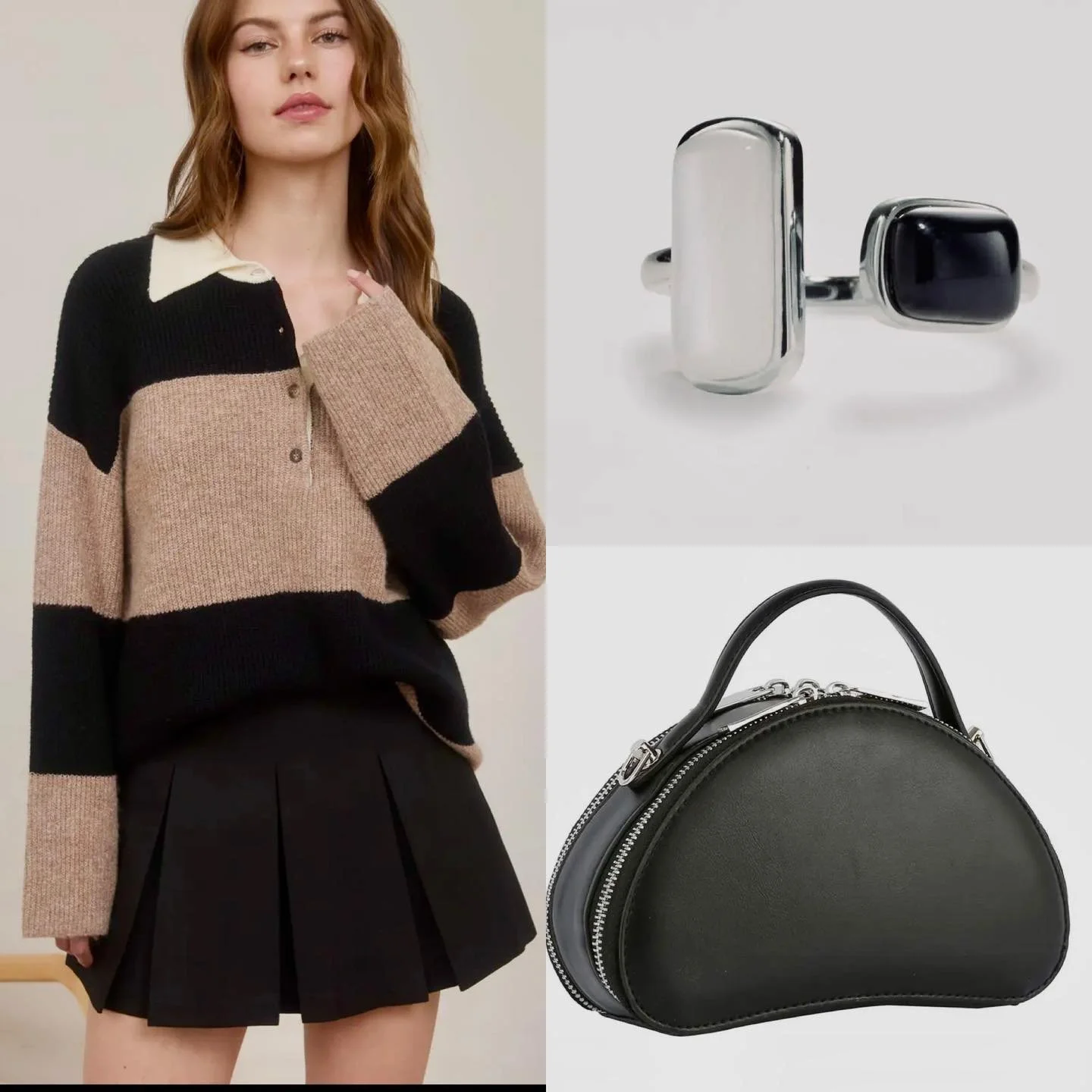 Black accents in unique shapes are just next level&hellip;.

#completeyouroutfit #shoplocal #shopsmall