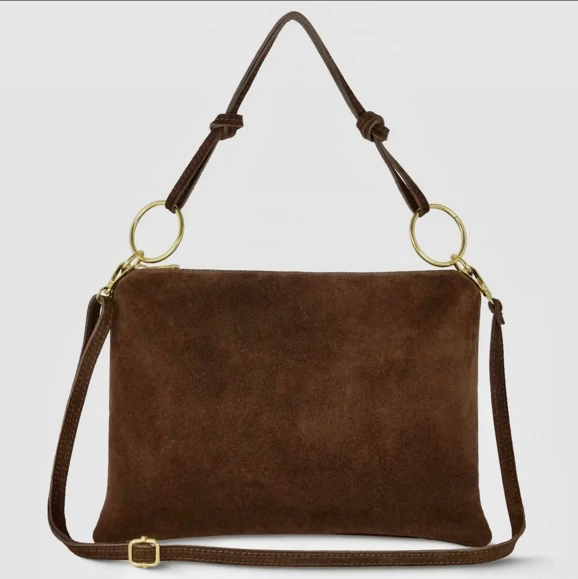 This delicious chocolate genuine suede bag has just become our new &lsquo;Favorite&rsquo;!!!

#suedebagsarein #completeyouroutfit #welovefall🍁🍂