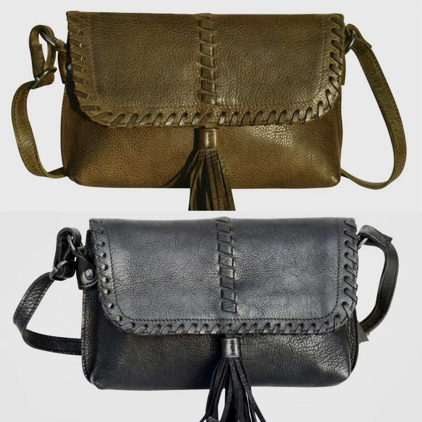 Full grain aniline leather crossbody fits everything you need!!!

#fallbags #votedbestinct #winnerbestofconnecticut