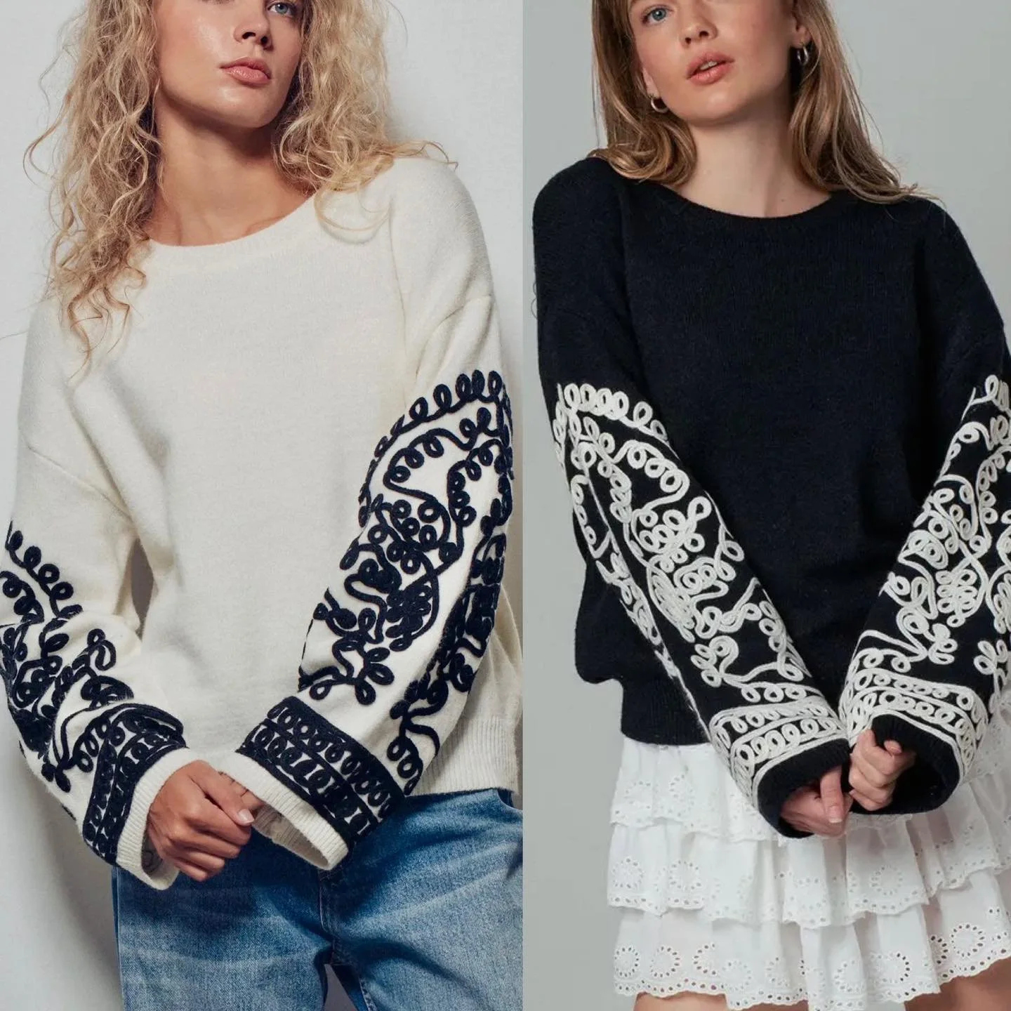 Couldn&rsquo;t decide&hellip;.got both of course!!!!

#nomoreboringsweaters #newmilfordct #shoplocal