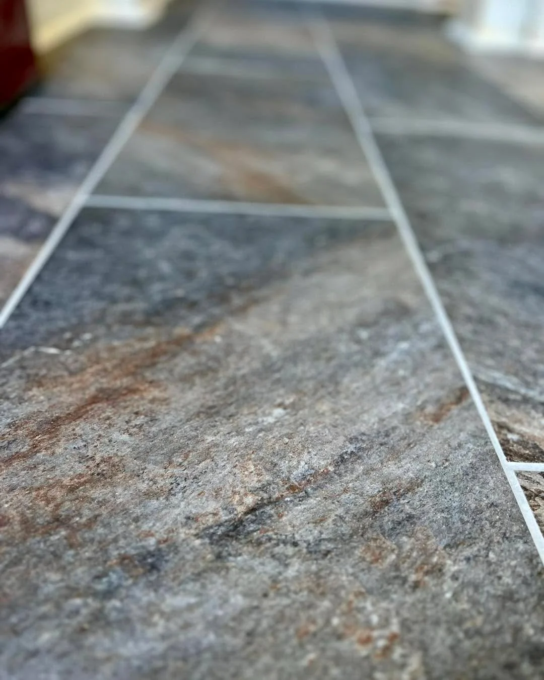 New tile for this client&rsquo;s future kitchen!  Our team worked to transform the entryway and kitchen flooring of this home (before photos included). 

Our Avalon team is here to elevate your space&mdash;whether it&rsquo;s your kitchen backsplash, 