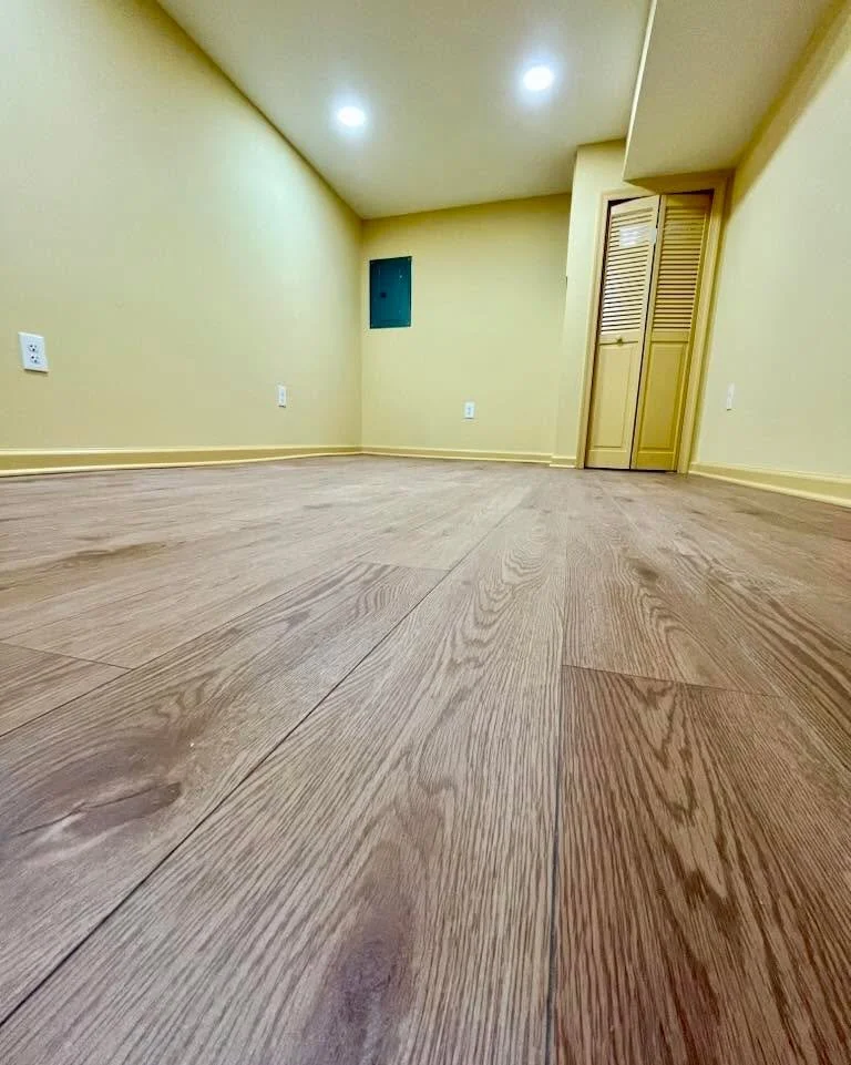From an unfinished storage room to a bright and productive office ✨

We finished this basement and transformed it into a home office &mdash; complete with new framing, insulation, paint, trim, and repointed brickwork.

📸 Check out the before &amp; a
