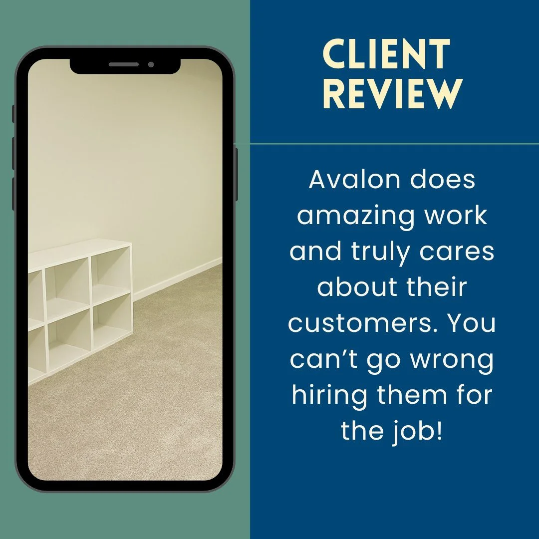 This Thanksgiving week, we are so grateful for our customers, who trust us with their home renovation and repairs! 🙏🦃 Avalon added new drywall and baseboards to this basement.