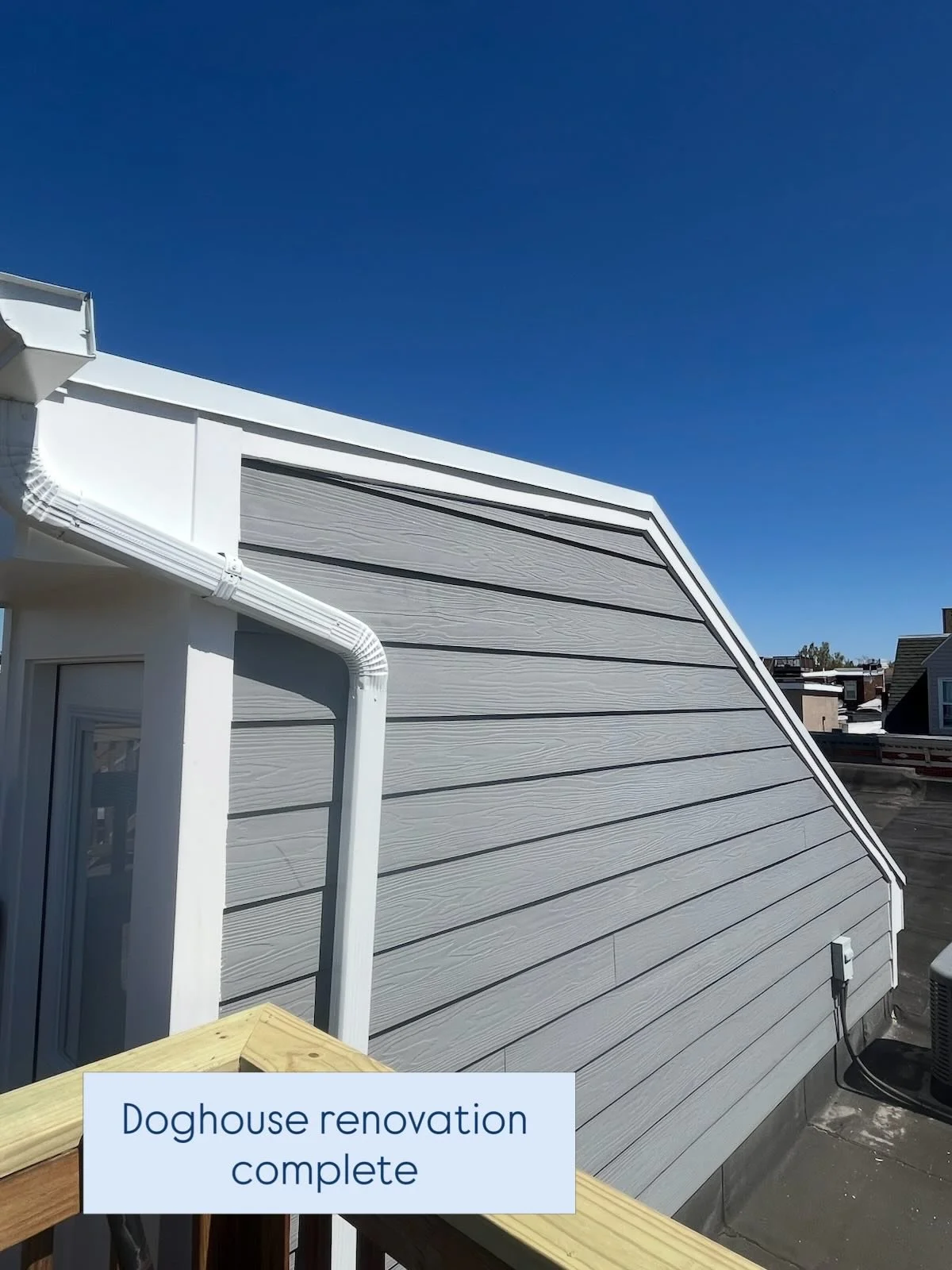Doghouse renovation complete ✅ #baltimorereno #fedhill
