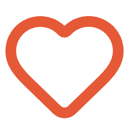 Orange Heart Icon symbolizing Reclaiming Community Health 