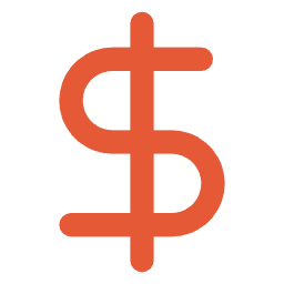 An Orange Dollar icon symbolizing Economic sovereignty 