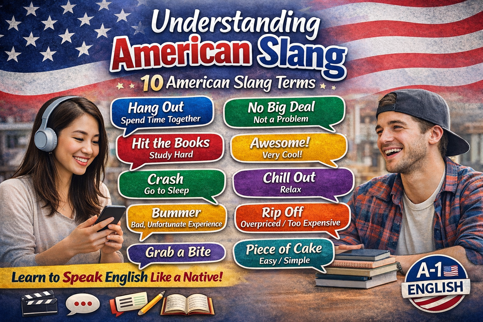 10 American Slang Terms You’ll Hear Every Day 🇺🇸