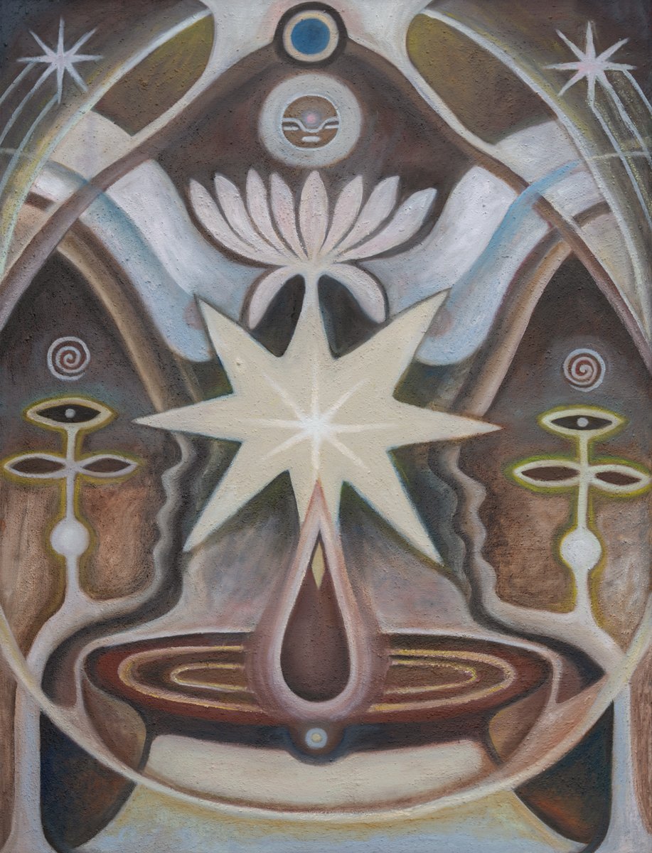 Stargate - Original Oil Painting (105 x 80cm framed)