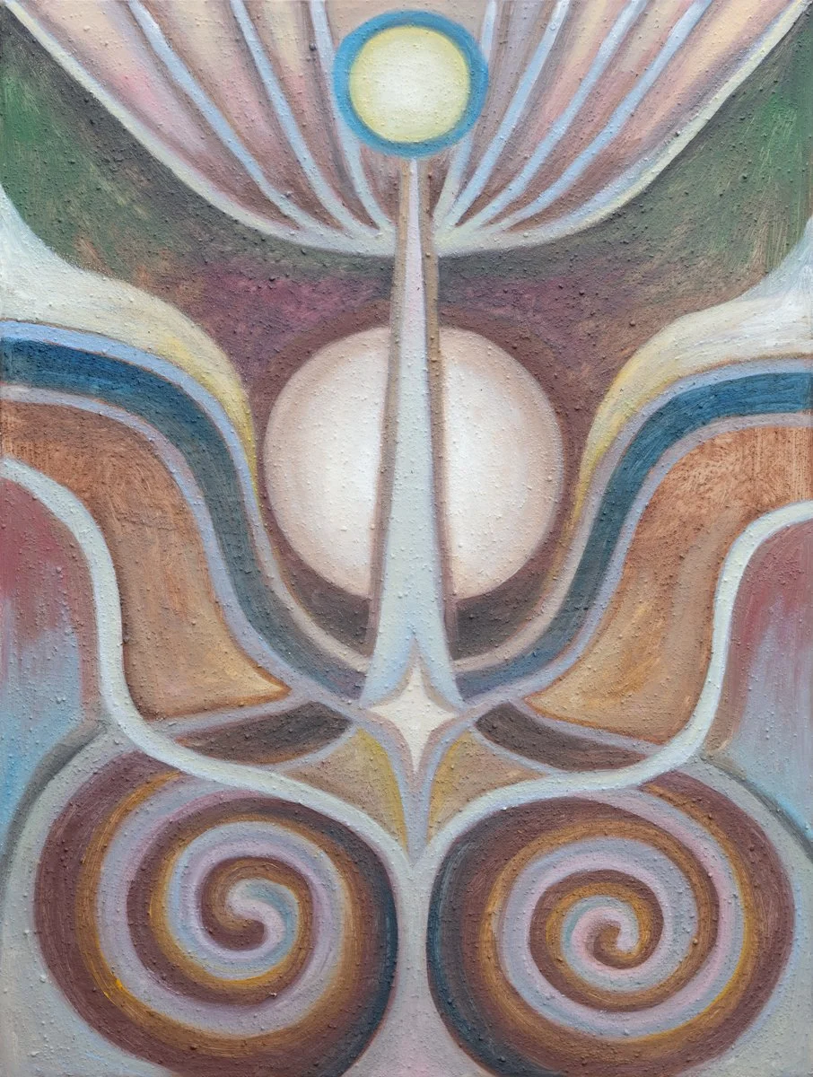 Ace of Swords - Original Oil Painting (48 x 63.5cm framed)