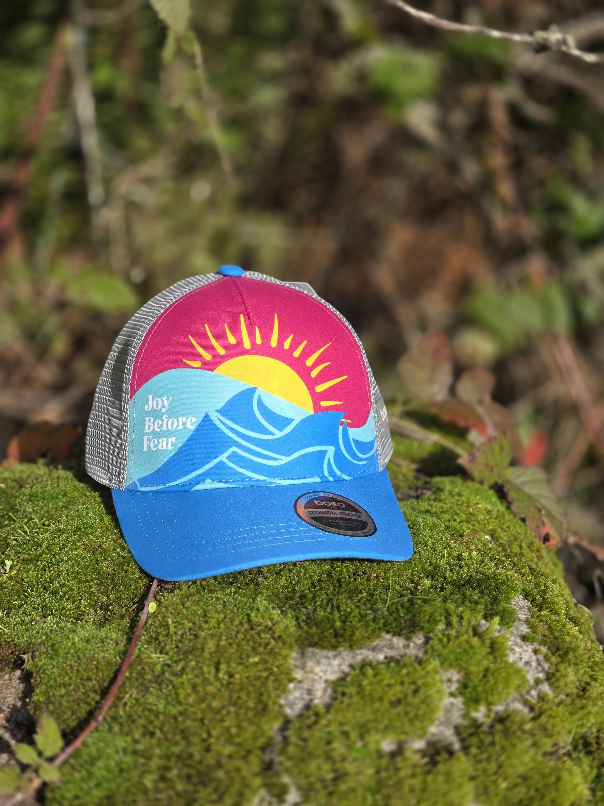 Joy Before Fear  BOCO Technical Trucker Hat