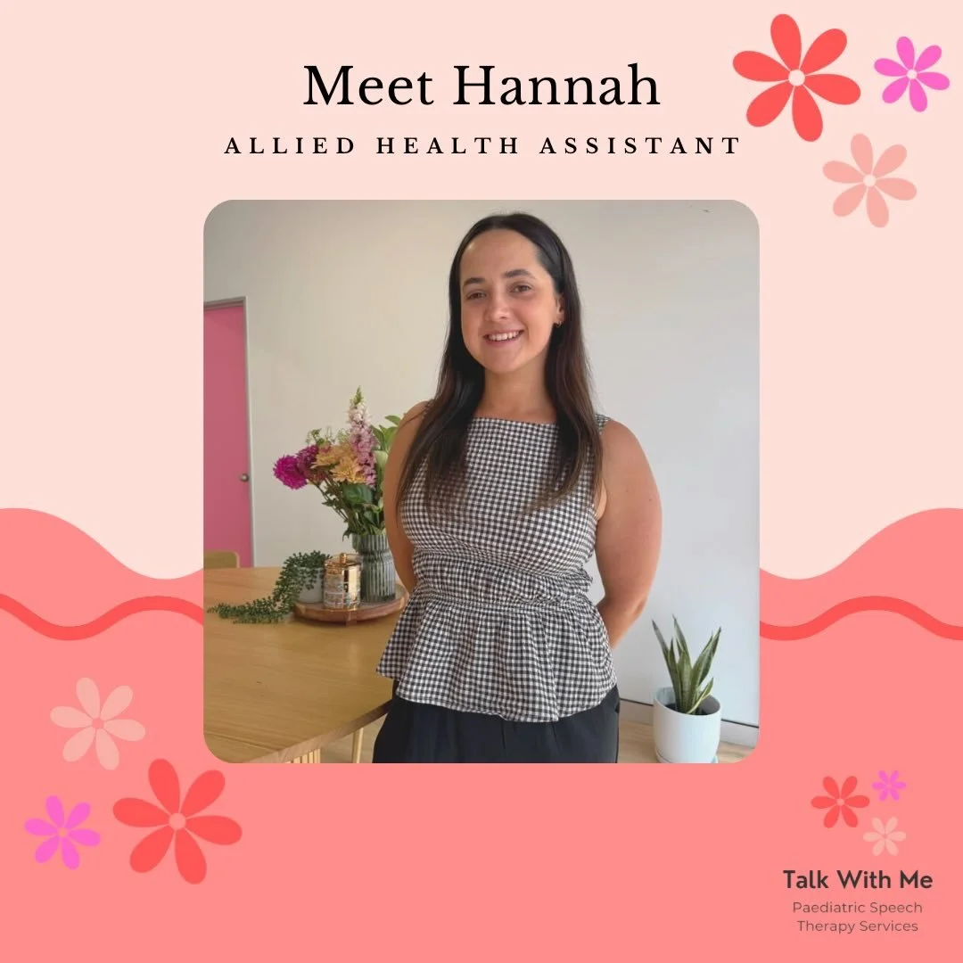 Introducing Hannah, our new Allied Health Assistant 👋✨🤍

Hannah is completing her final year of a Bachelor of Speech Pathology at Southern Cross University. She is committed to working with children and their families to support development in all 