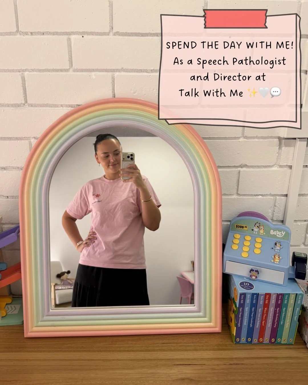 Ever wondered what a speech therapist gets up to during the day? 👀📸

Spend a day with Mia, as a Speech Pathologist and Director at Talk With Me, as she moves between school visits, clinic sessions, planning, emails, and everything in between! ✨💬🤍