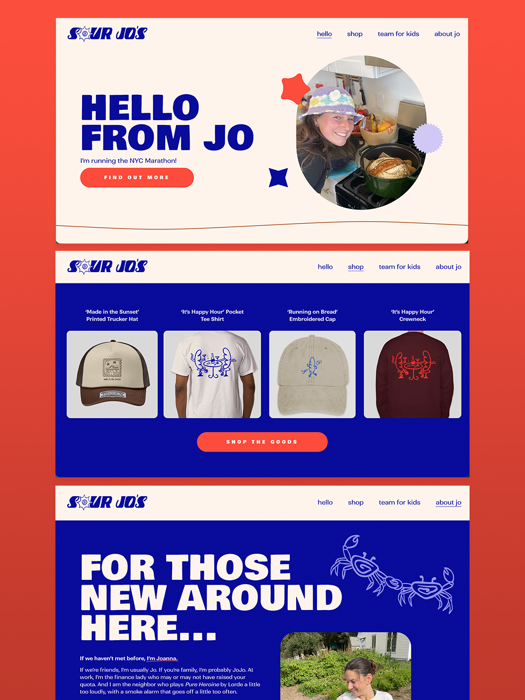 Brand Identity & Web Design: Sour Jo's