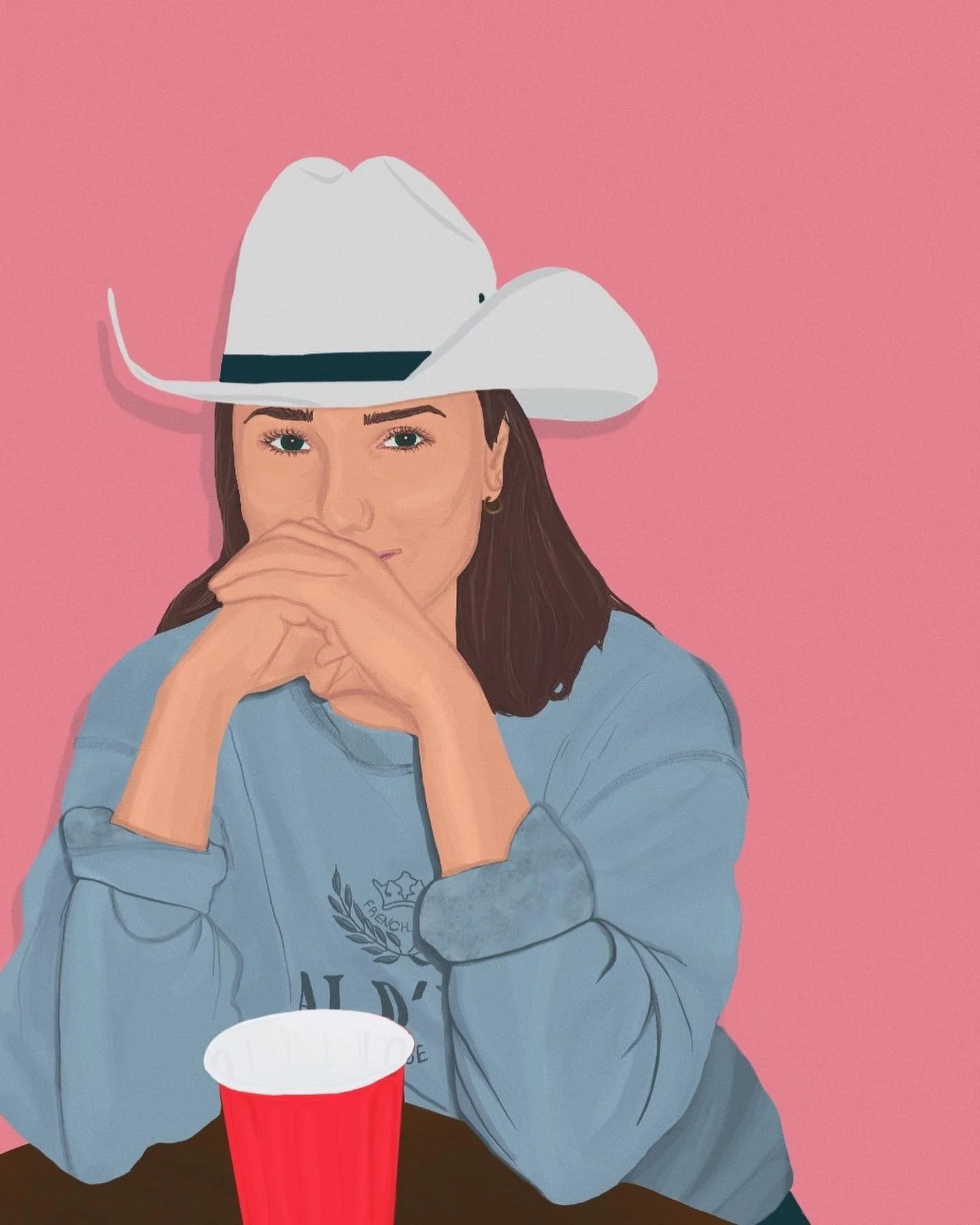 👩🏽&zwj;🎨 one of my favorite film photos :) 

First up is one of my favorite pictures of my quarantine buddy @marina__smith 

Drawn using procreate