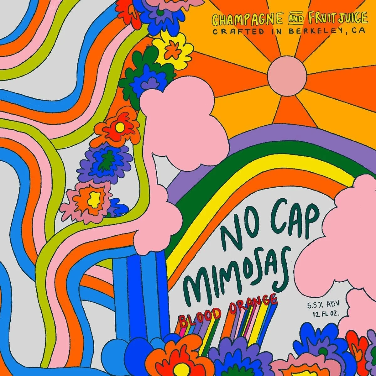 &ldquo;No Cap Mimosas&rdquo; - Labeling/Design and Digital Mockups
🥂🍾🍊
Designed in Procreate
Mockups done in Photoshop