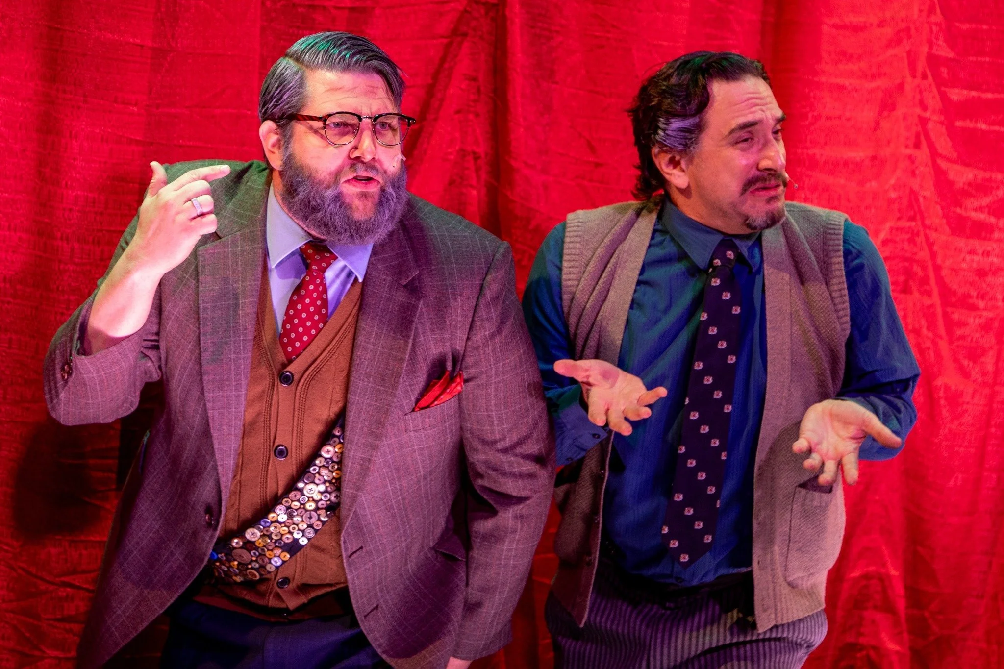 It's a two-show day! Which is perfect... You can come once and watch Hank Jacobs (@circus_alchemikus) as Hucklebee and then return for the evening show and watch Brandon McCravy (@bmccrav2) as Bellomy. Trust us, you will miss awesome stuff they're ea