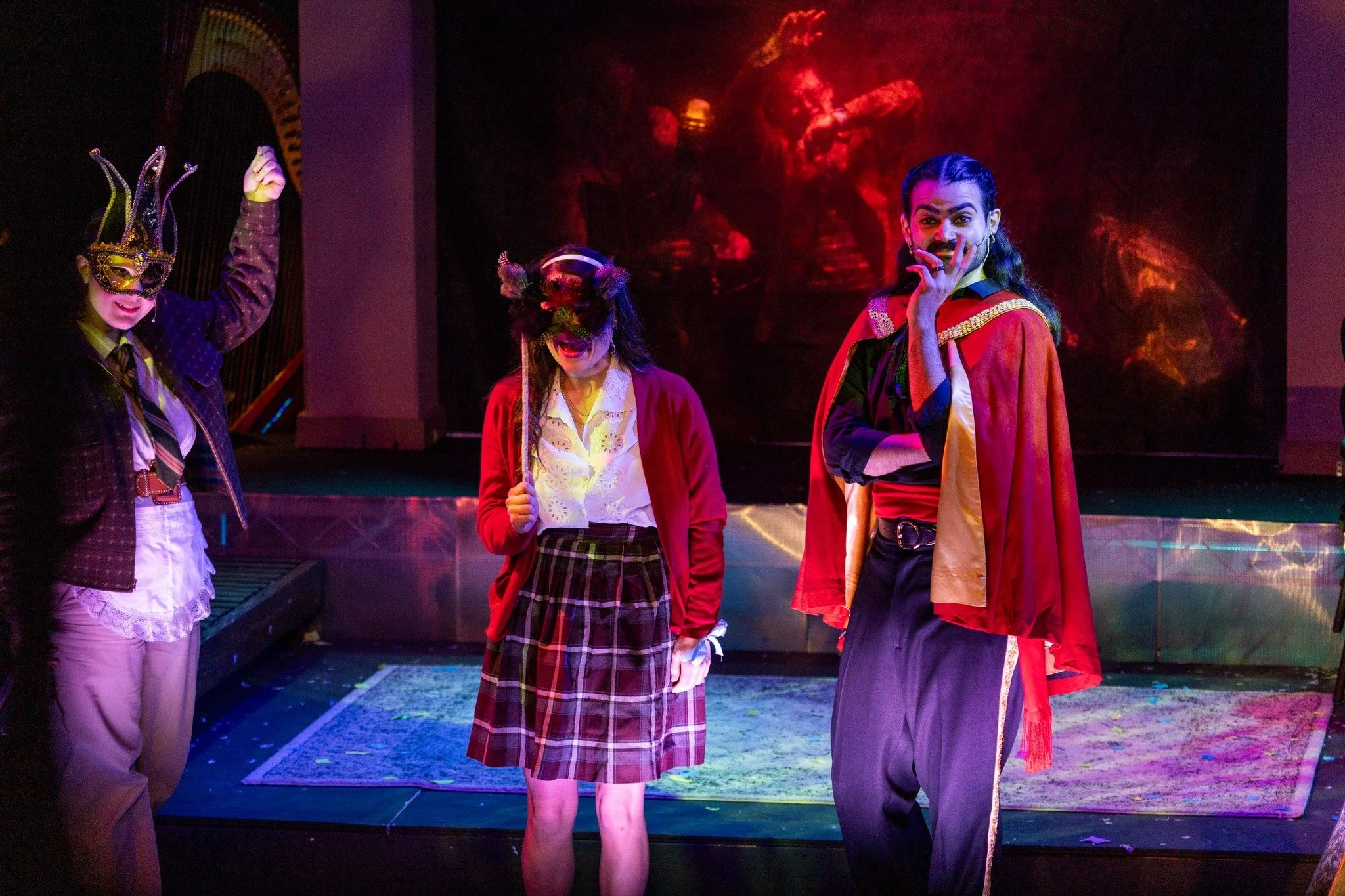 Louisa (@amygoldring) is ready anytime... But there's not much time left. there are only four more performances of The Fantasticks &mdash; tonight through Sunday afternoon at @themainnewhall. This production has been lauded for it's stagecraft, music