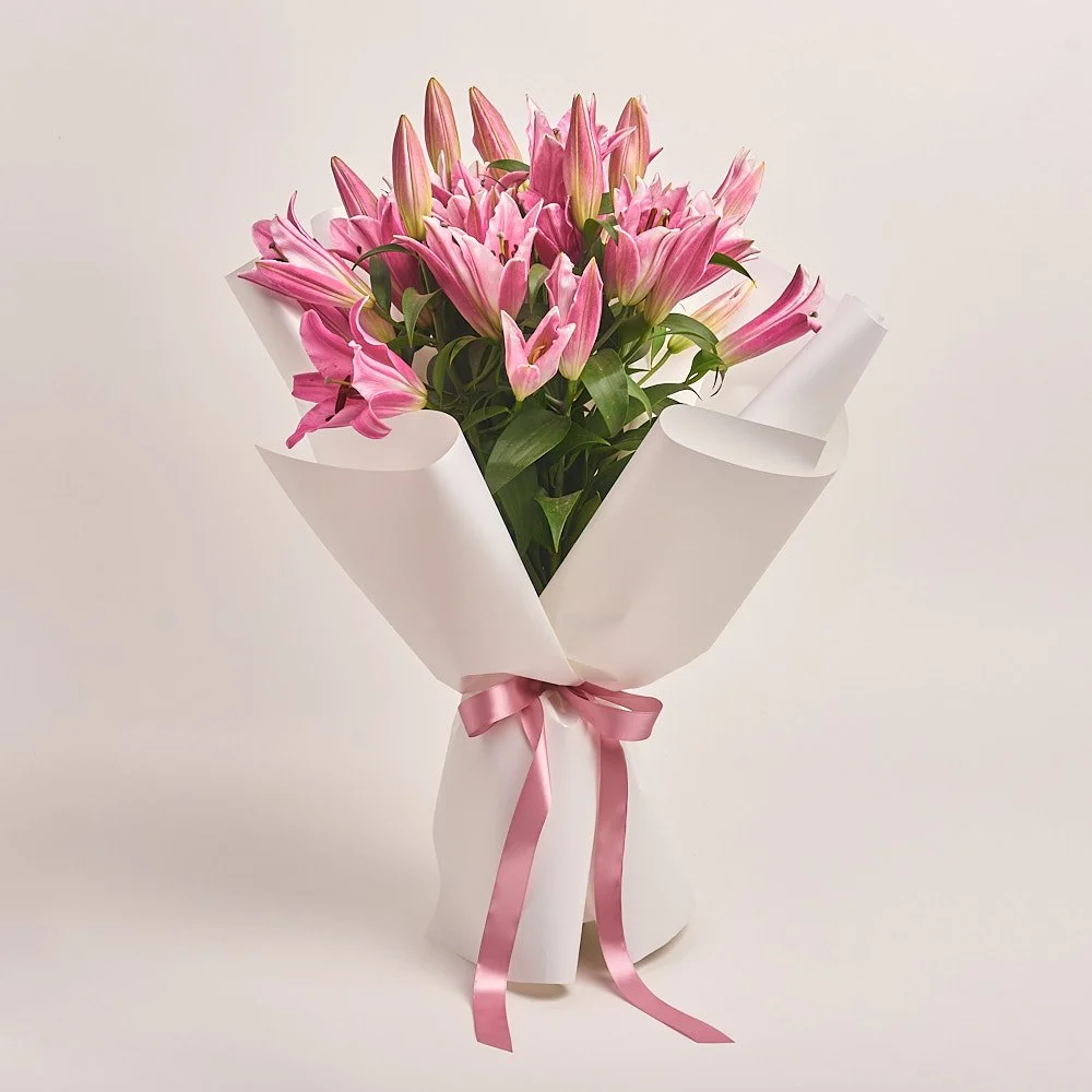 Pink Lilies Bouquet