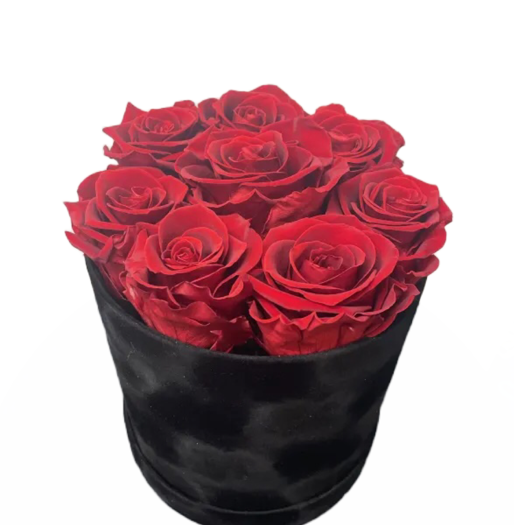 Eternal Roses in Round Medium Box