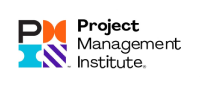 Project Management Institute logo with colorful abstract shapes