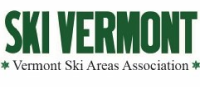 Text reading 'SKI VERMONT Vermont Ski Areas Association'
