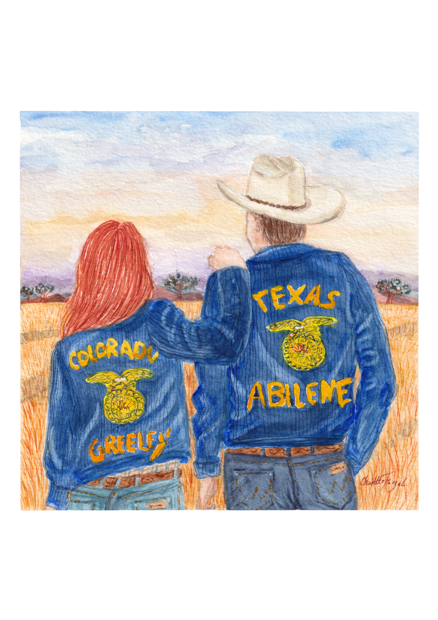 FFA Jackets - Roots & Horizons - Aquarelle - 21 x 21 cm