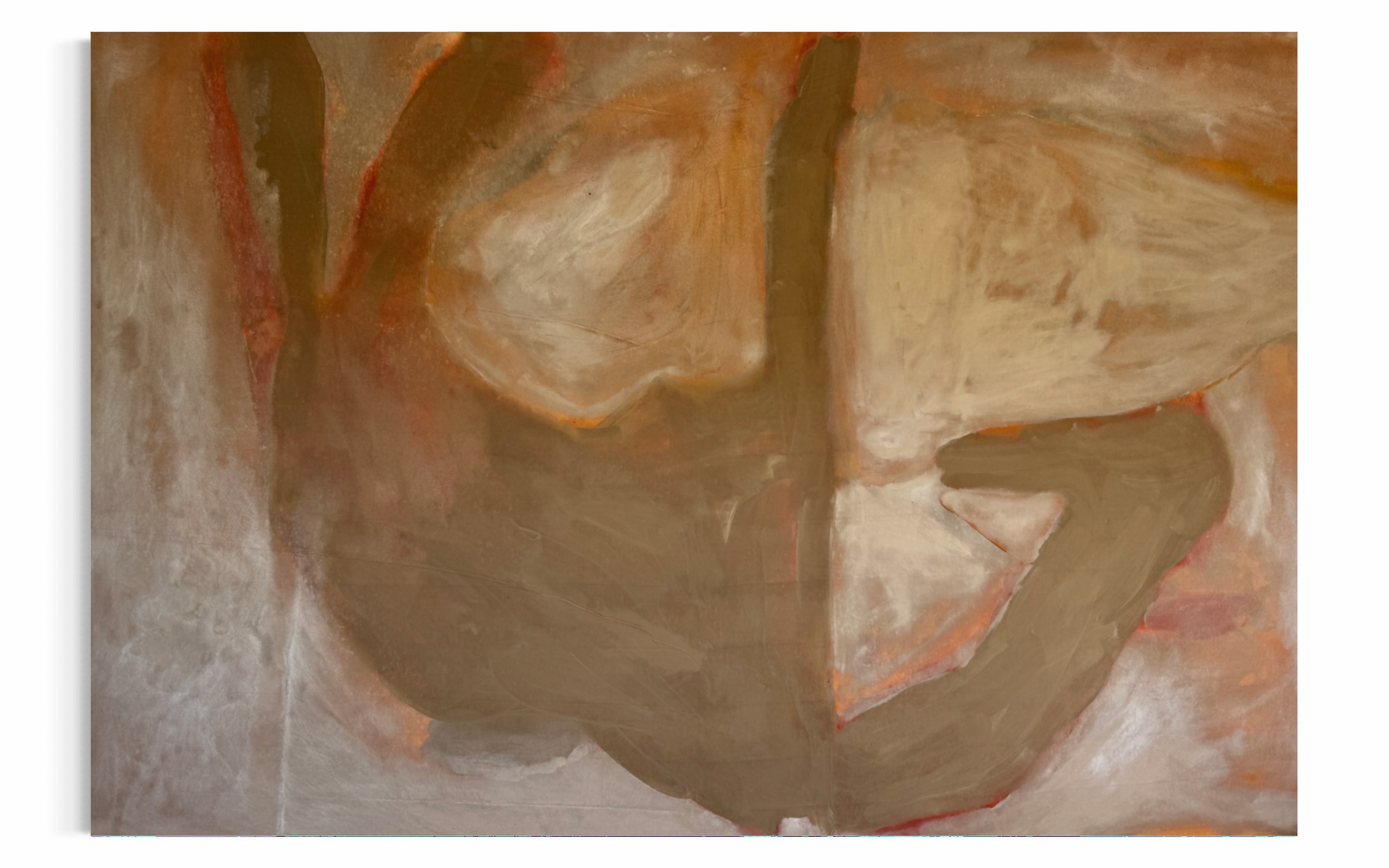 Mirror Me | 2026 | Mineral paint on cotton canvas | 193 x 287 cm