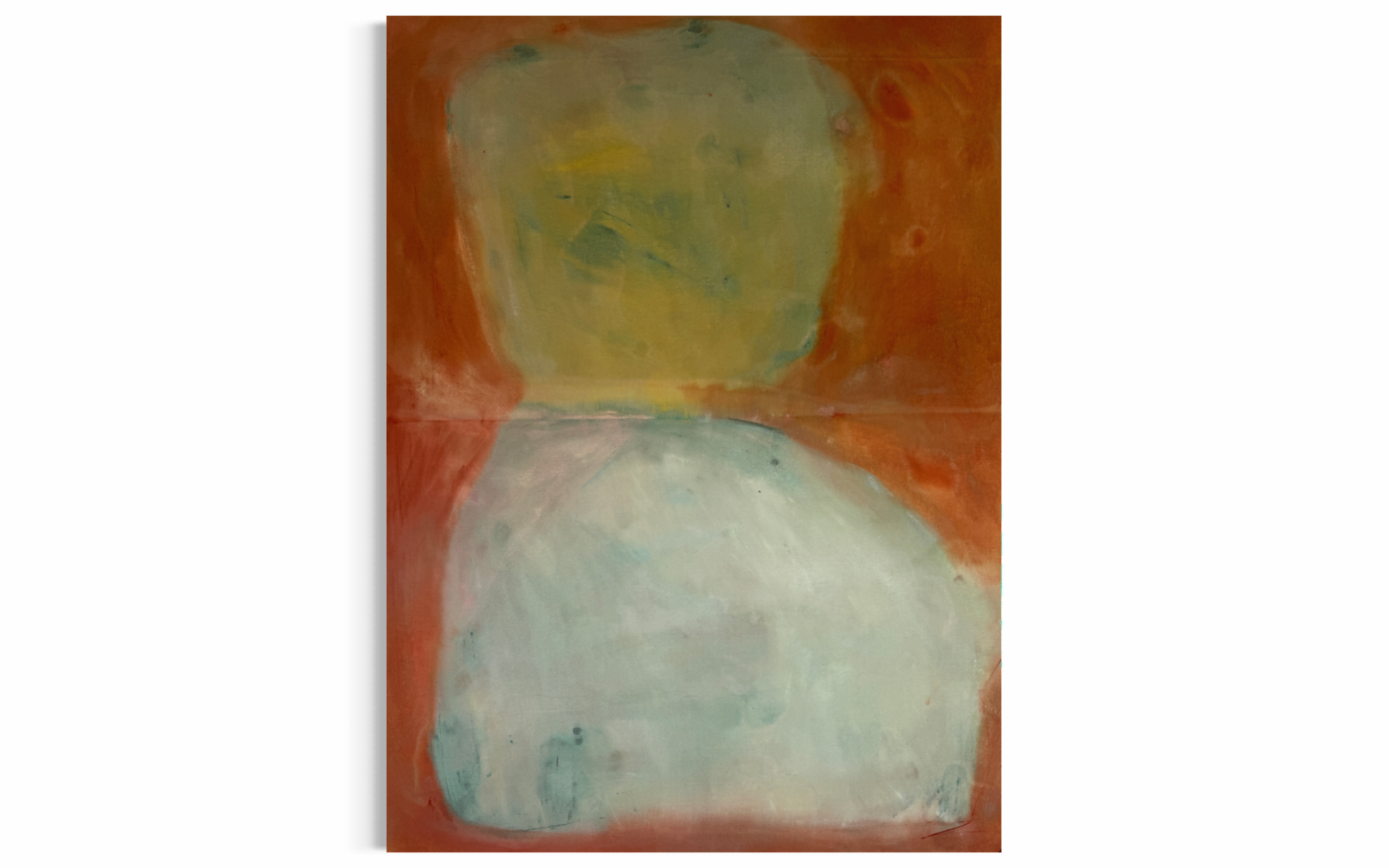 Touch | 2026 | Mineral paint on cotton canvas | 191 x 144 cm