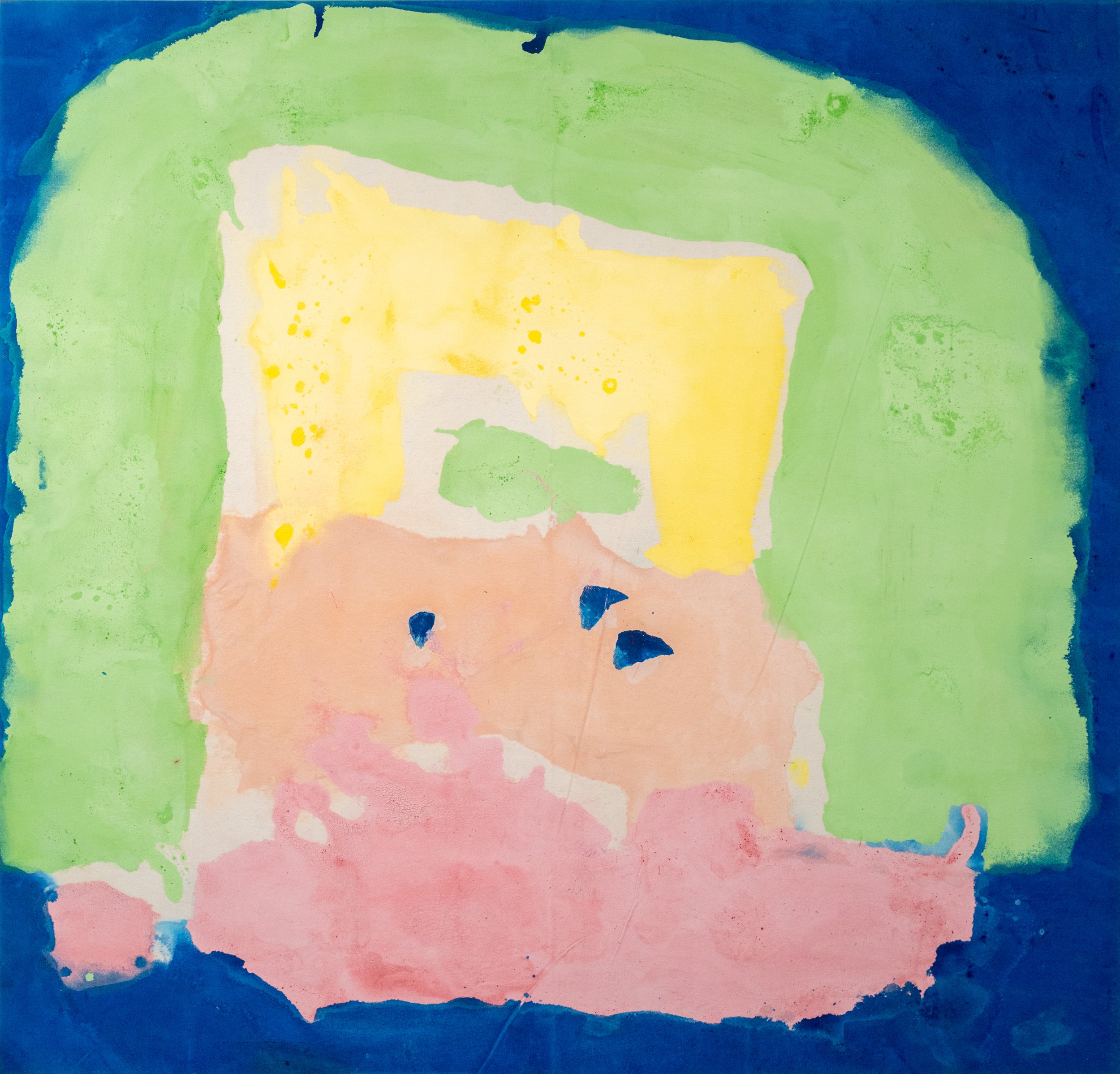 Grip, 2025 / 
140 x 140 cm / 
Pigment and acrylic on canvas