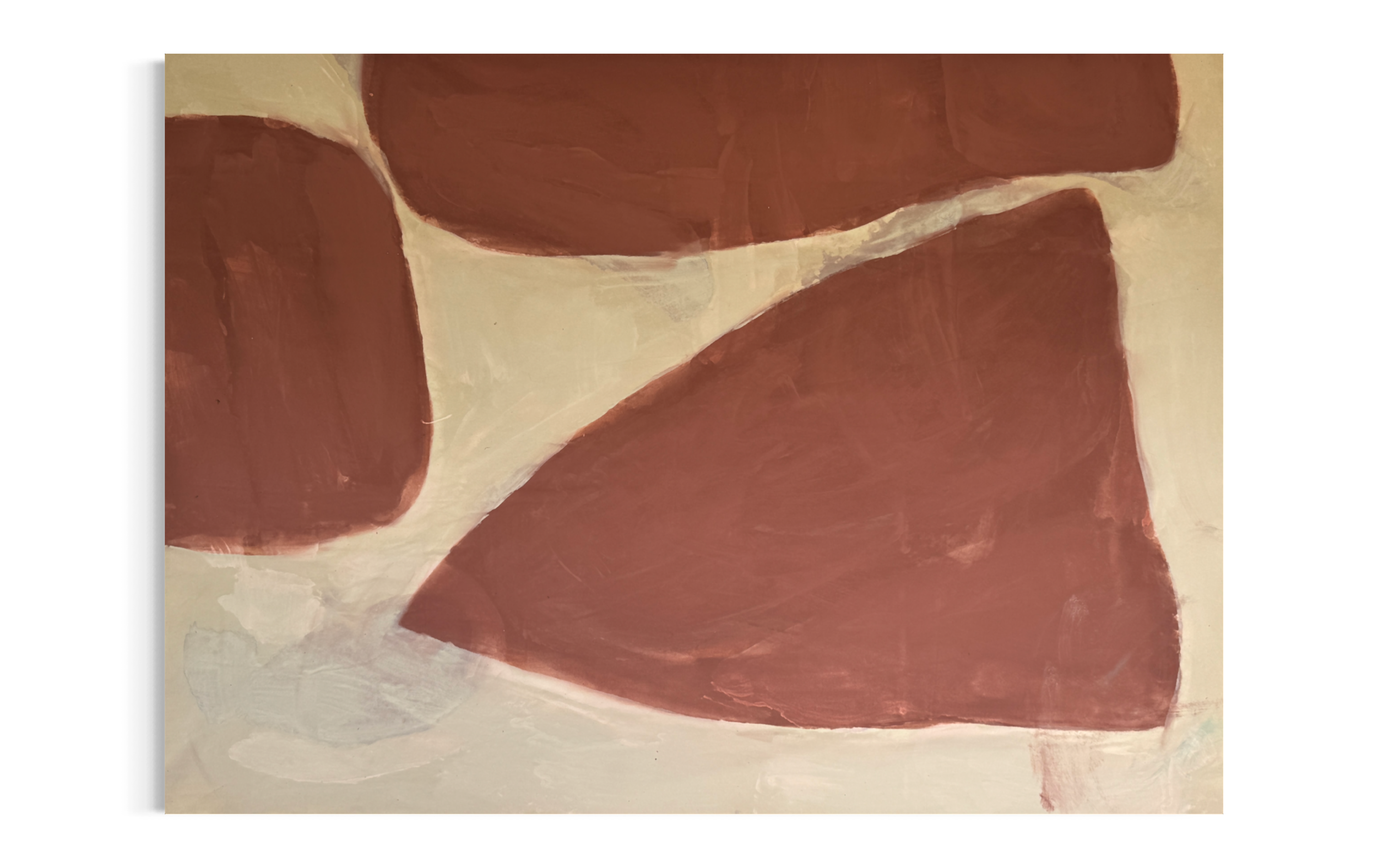 Unhinged | 2026 | Mineral paint on cotton canvas | 145 x 195 cm