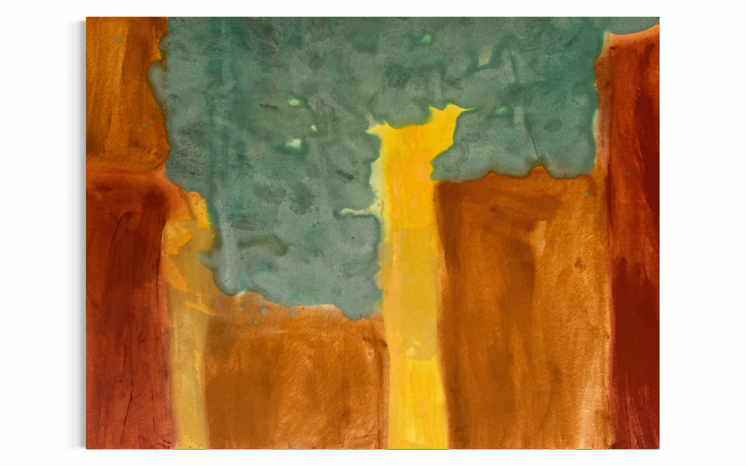 Dialogue | 2026 | Mineral paint on cotton canvas |  145 x 192 cm