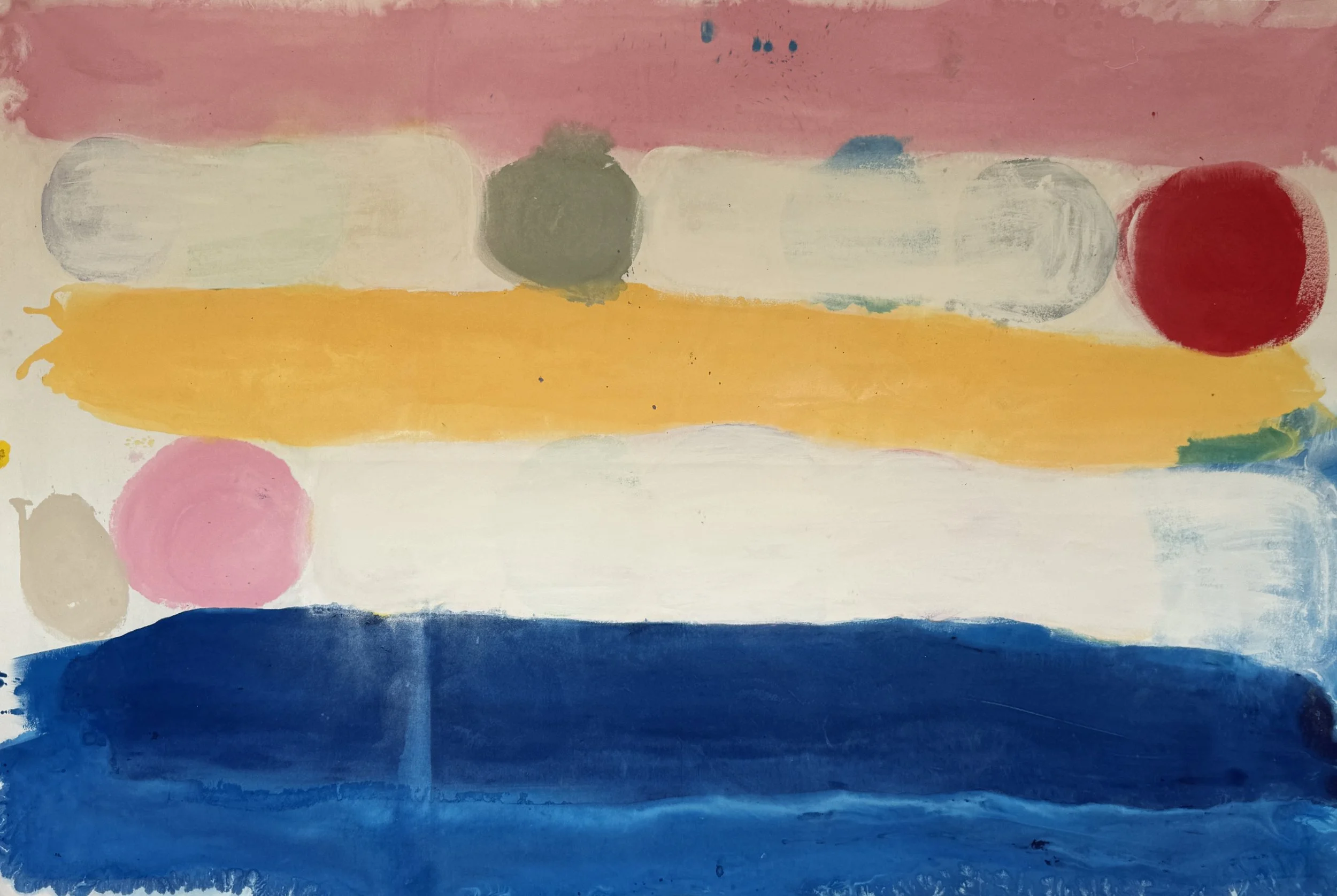 The Sacrifice, 2025 / 200 x 300 cm / Mineral paint and acrylic on canvas