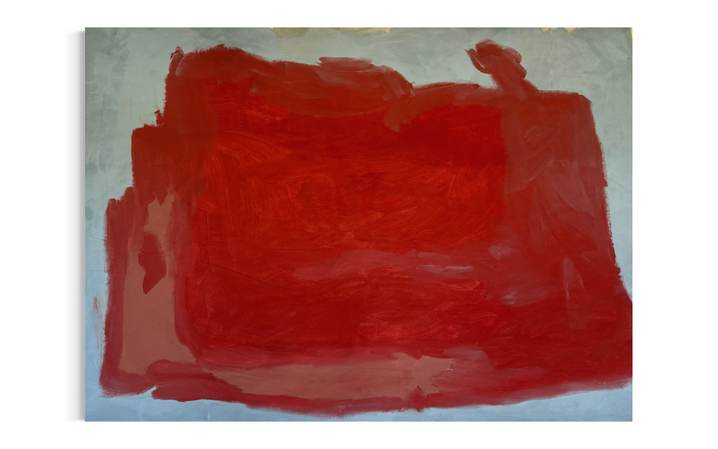 Reach | 2026 | Mineral paint on cotton canvas | 142 x 199 cm