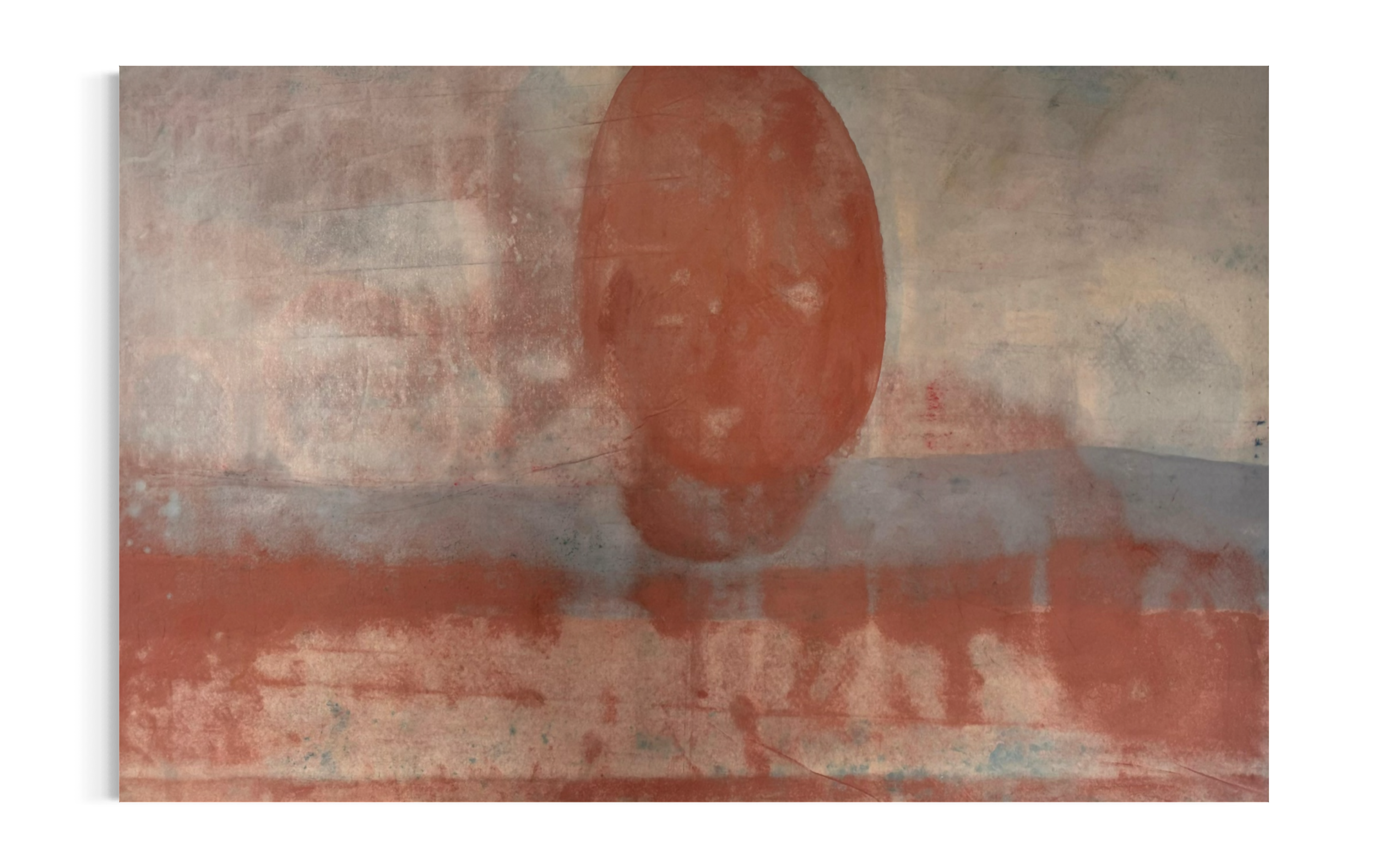 Castaway | Pigment and acrylic on canvas | 278 x 183 cm