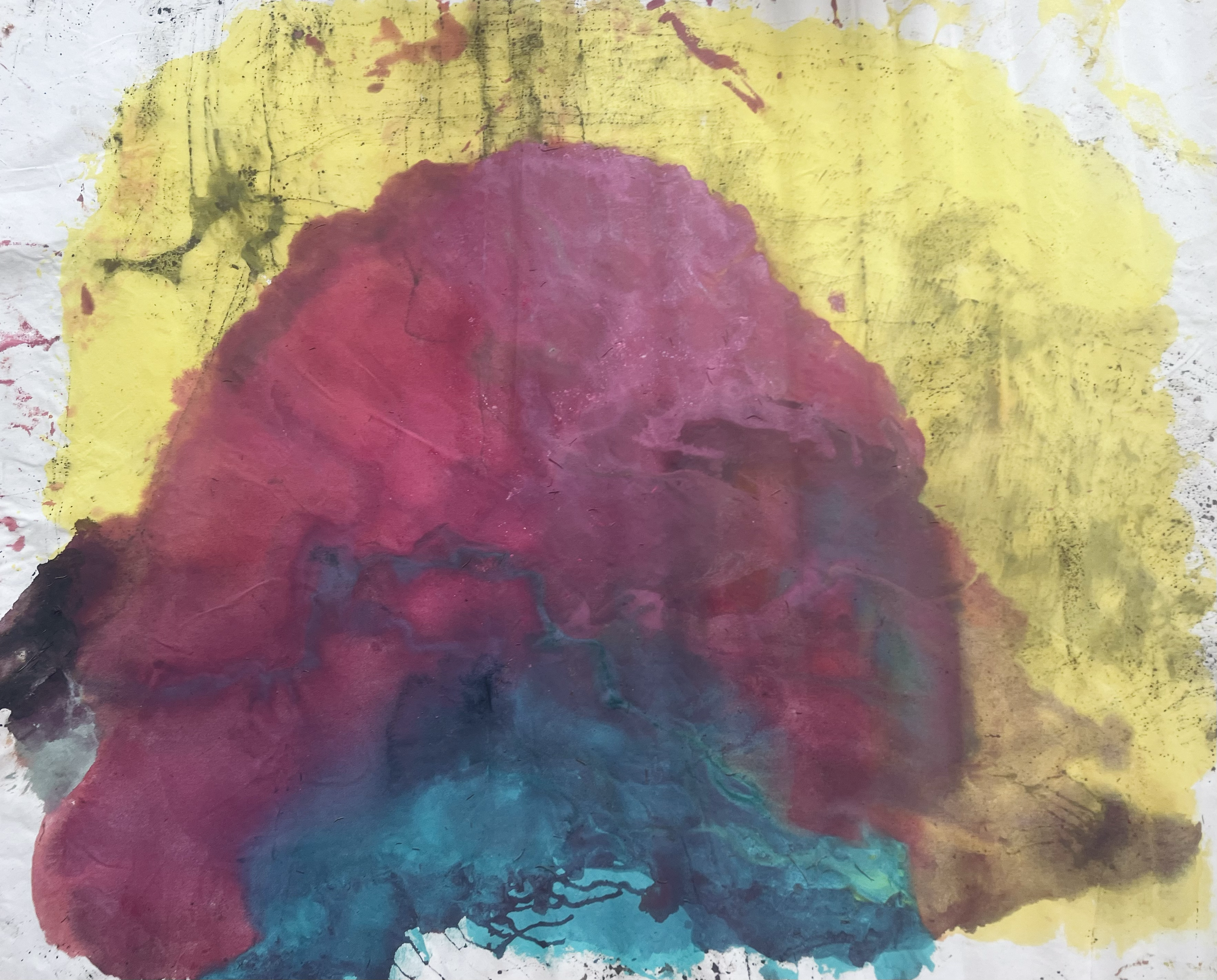 Ice Cream, 2024 / 
183 × 240 cm / 
Pigment and acrylic on canvas