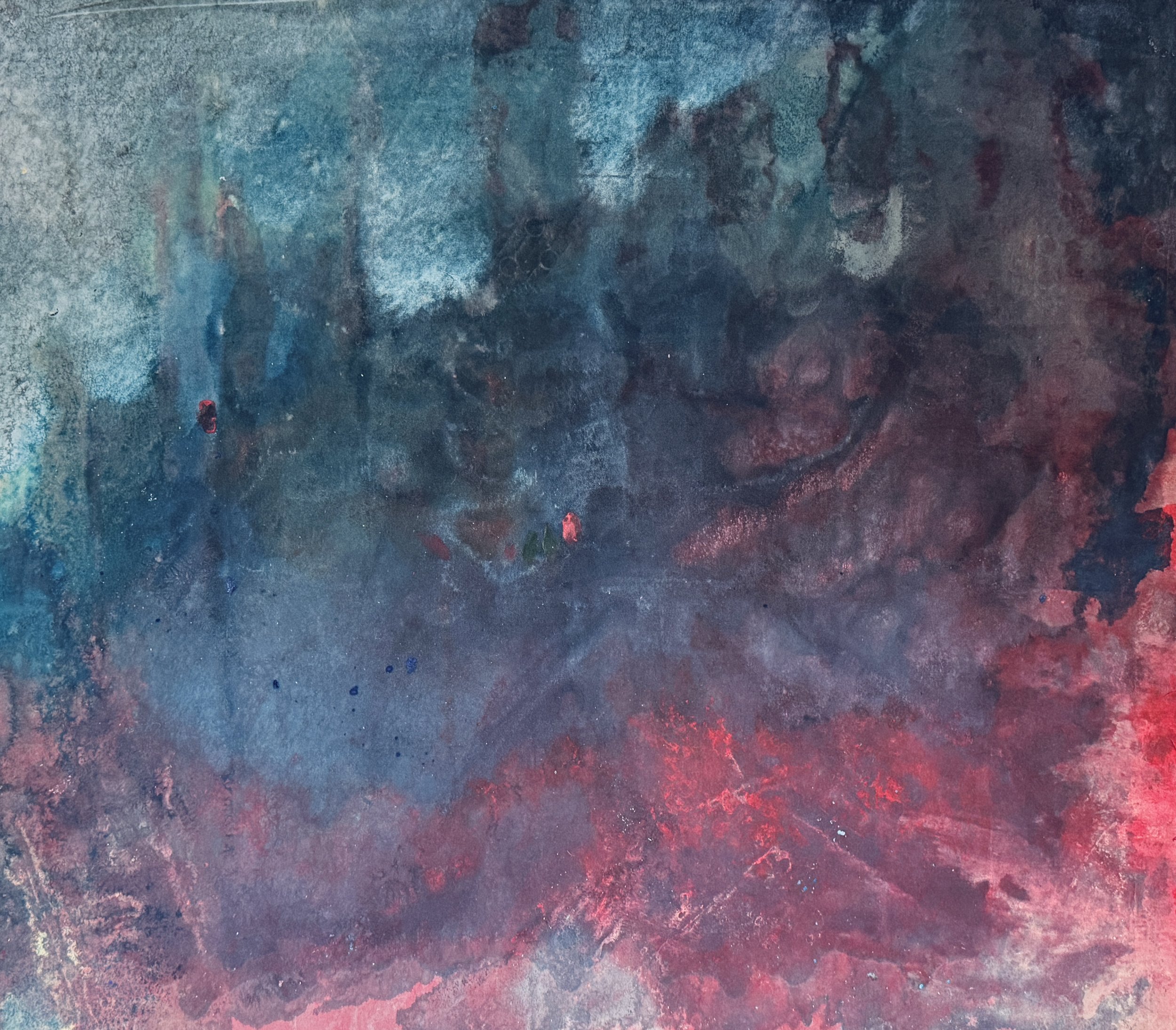 Sunset in Heaven, 2025 / 
130 x 145 cm / 
Pigment and acrylic on canvas
