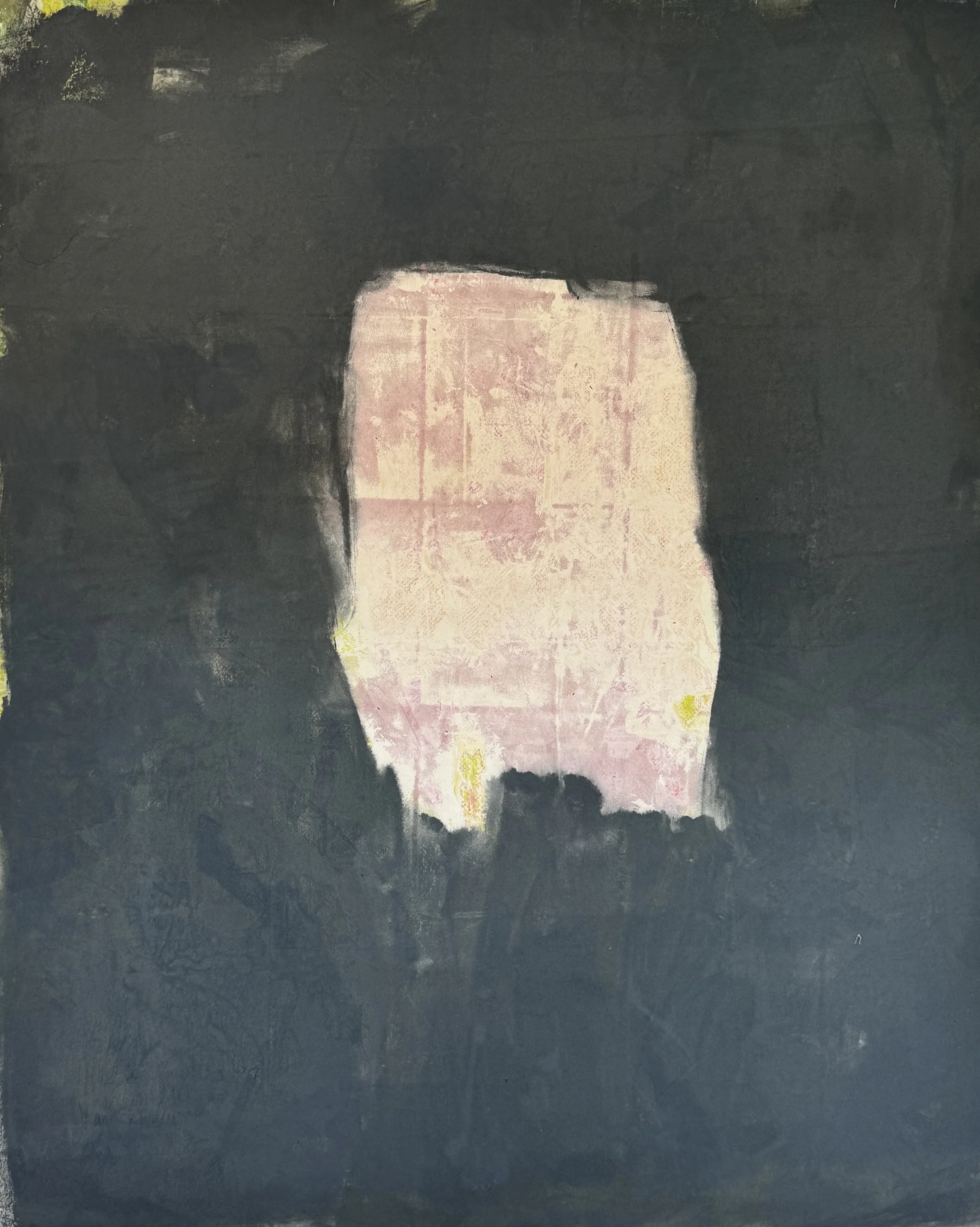 The Script, 2026 / 
200 x 160 cm / 
Acrylic and mineral paint on canvas