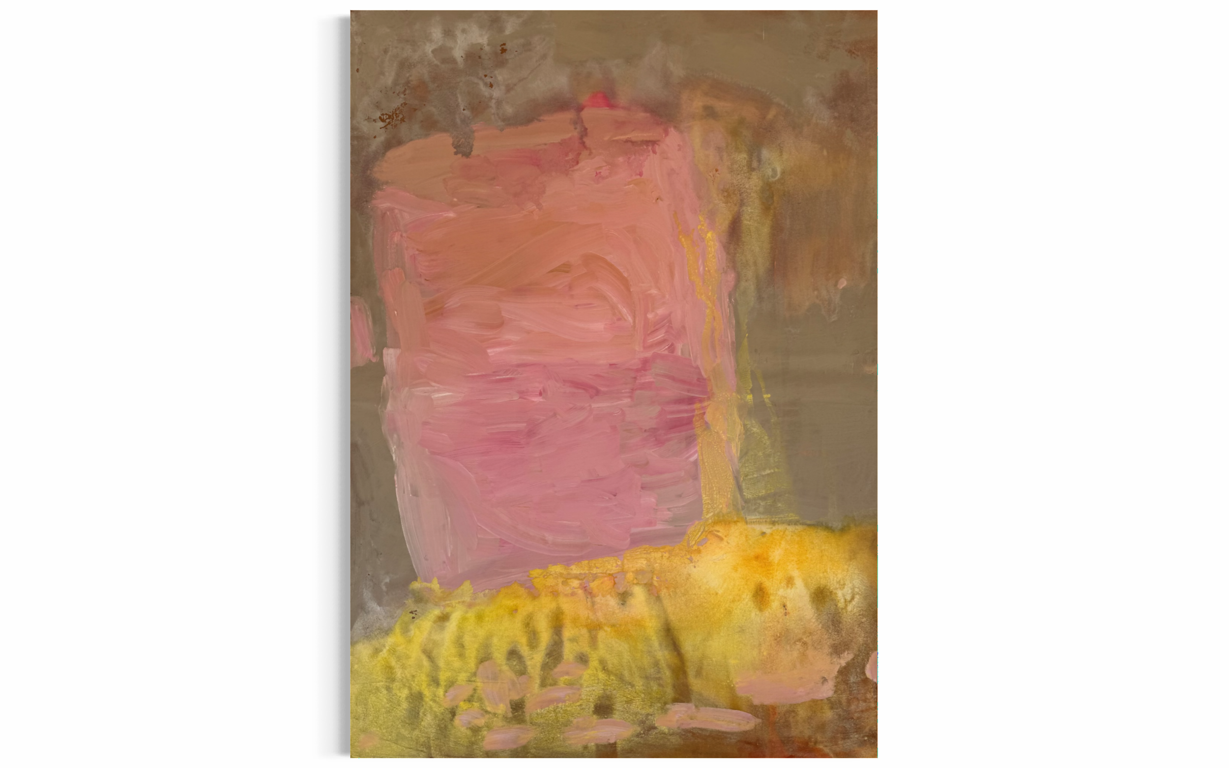 Pressure | 2026 | Mineral paint on cotton canvas | 193 x 143 cm