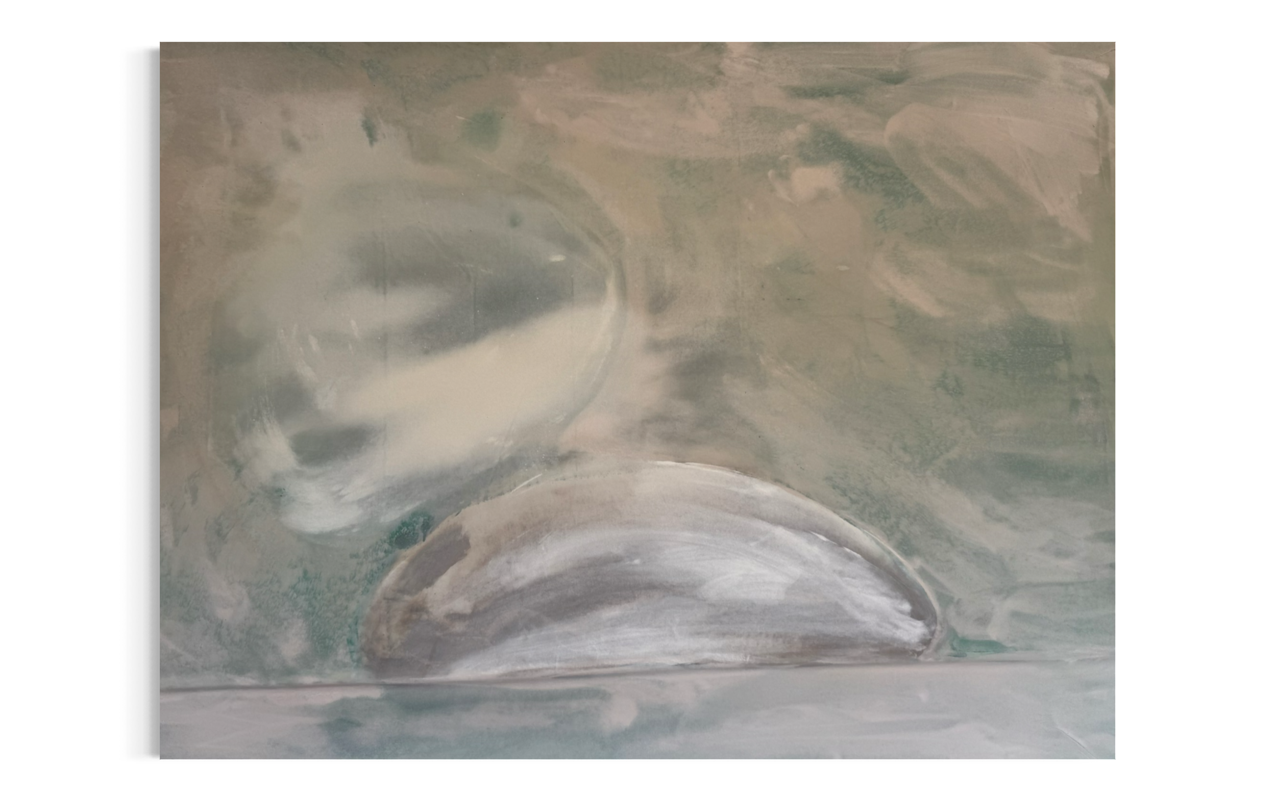 Reflection | 2026 | Mineral paint on cotton canvas | 145 x 205 cm