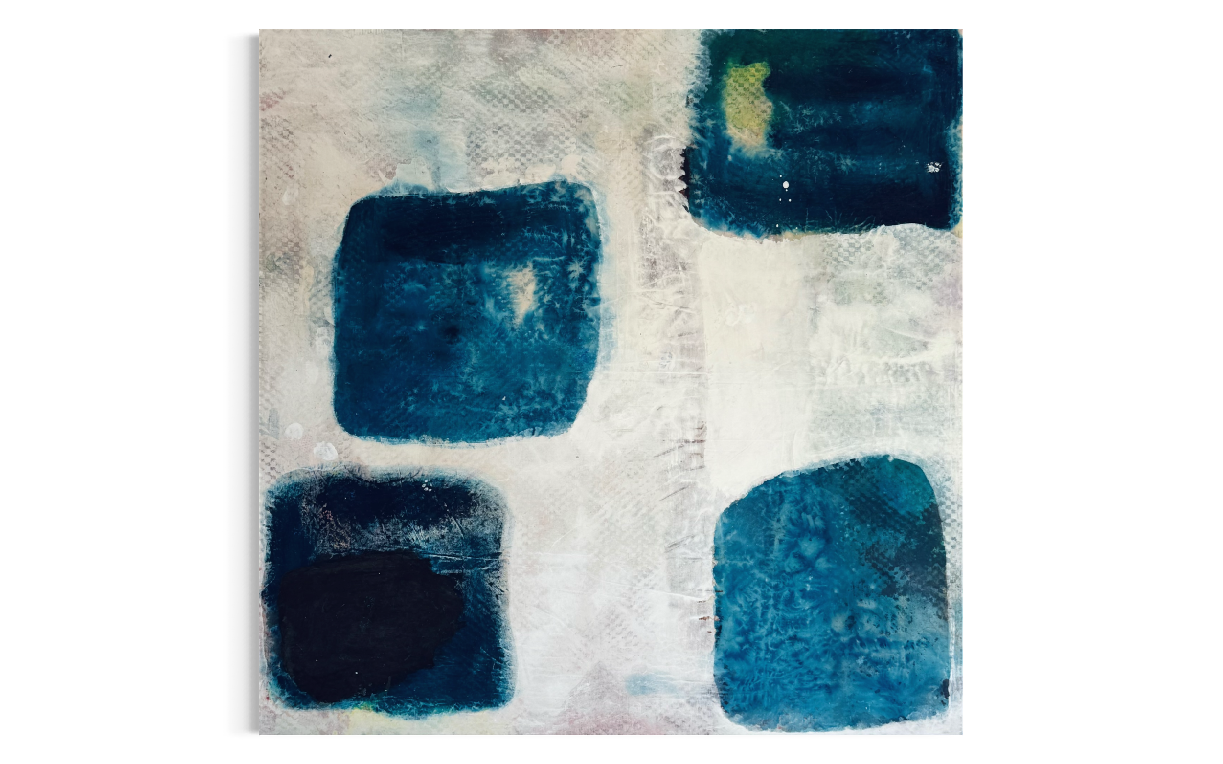 Windows of Hope | 2025 | Pigment and acrylic on canvas | 160 x 160 cm