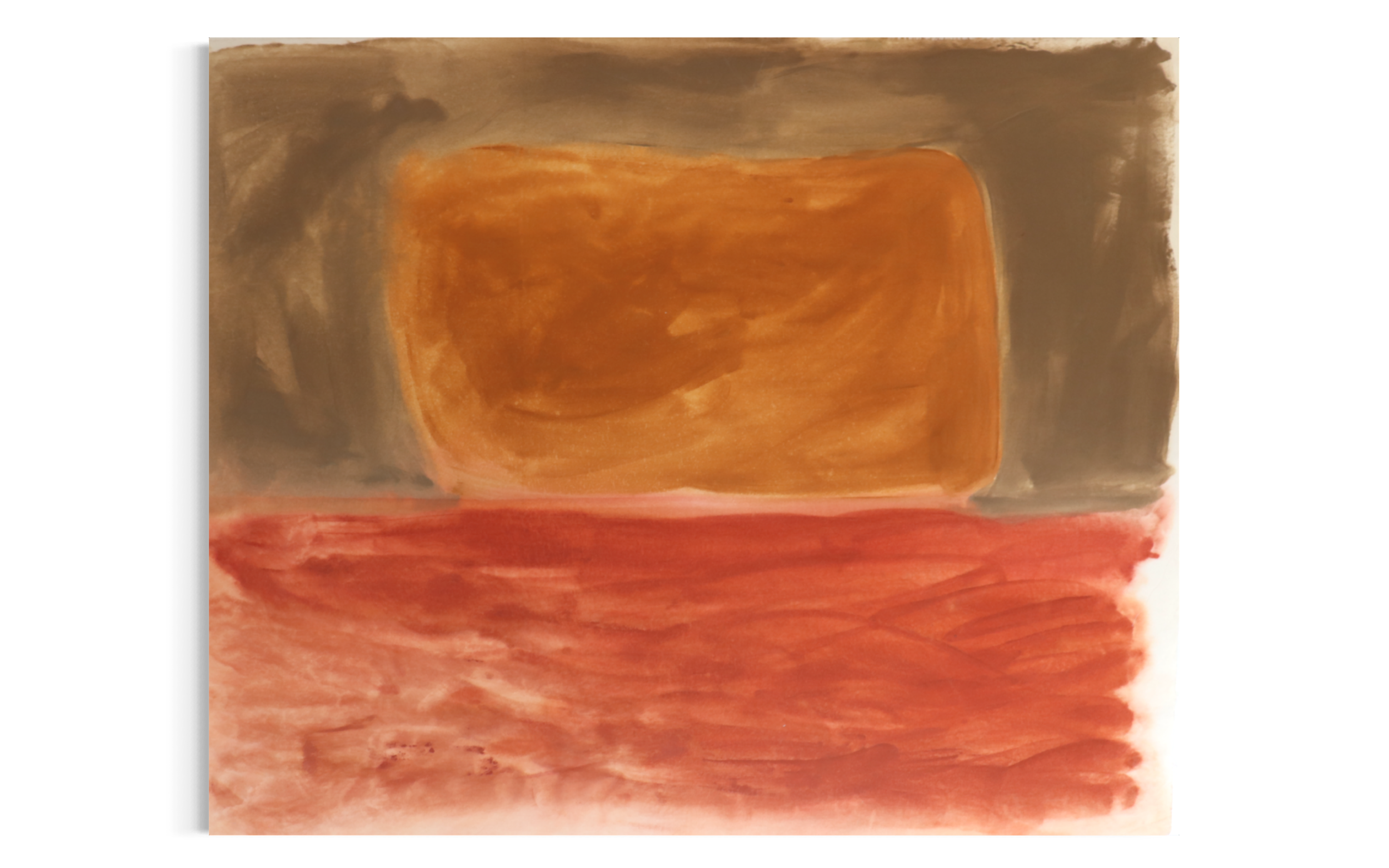 Sitting on a Dream | 2026 | Mineral paint on raw cotton canvas | 160 x 200 cm