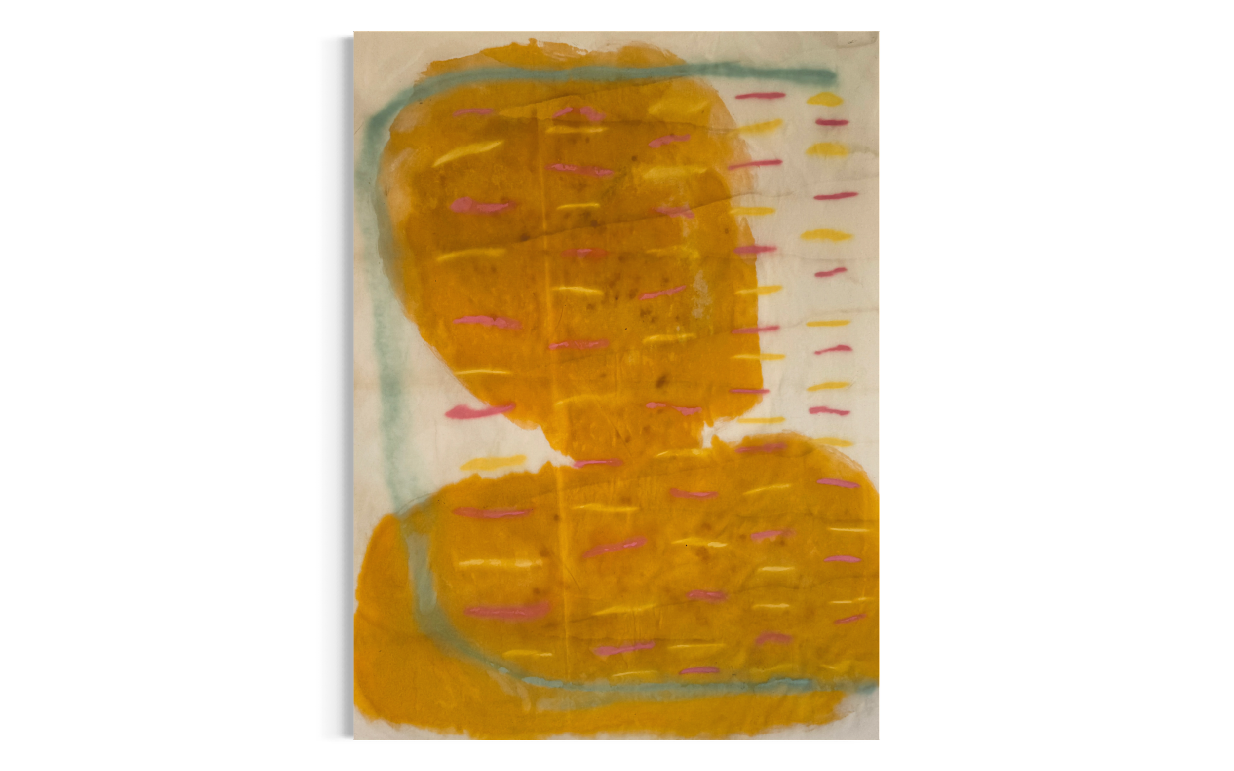 Forward Facing | 2025 | Spray and pigment on canvas | 200 x 160 cm