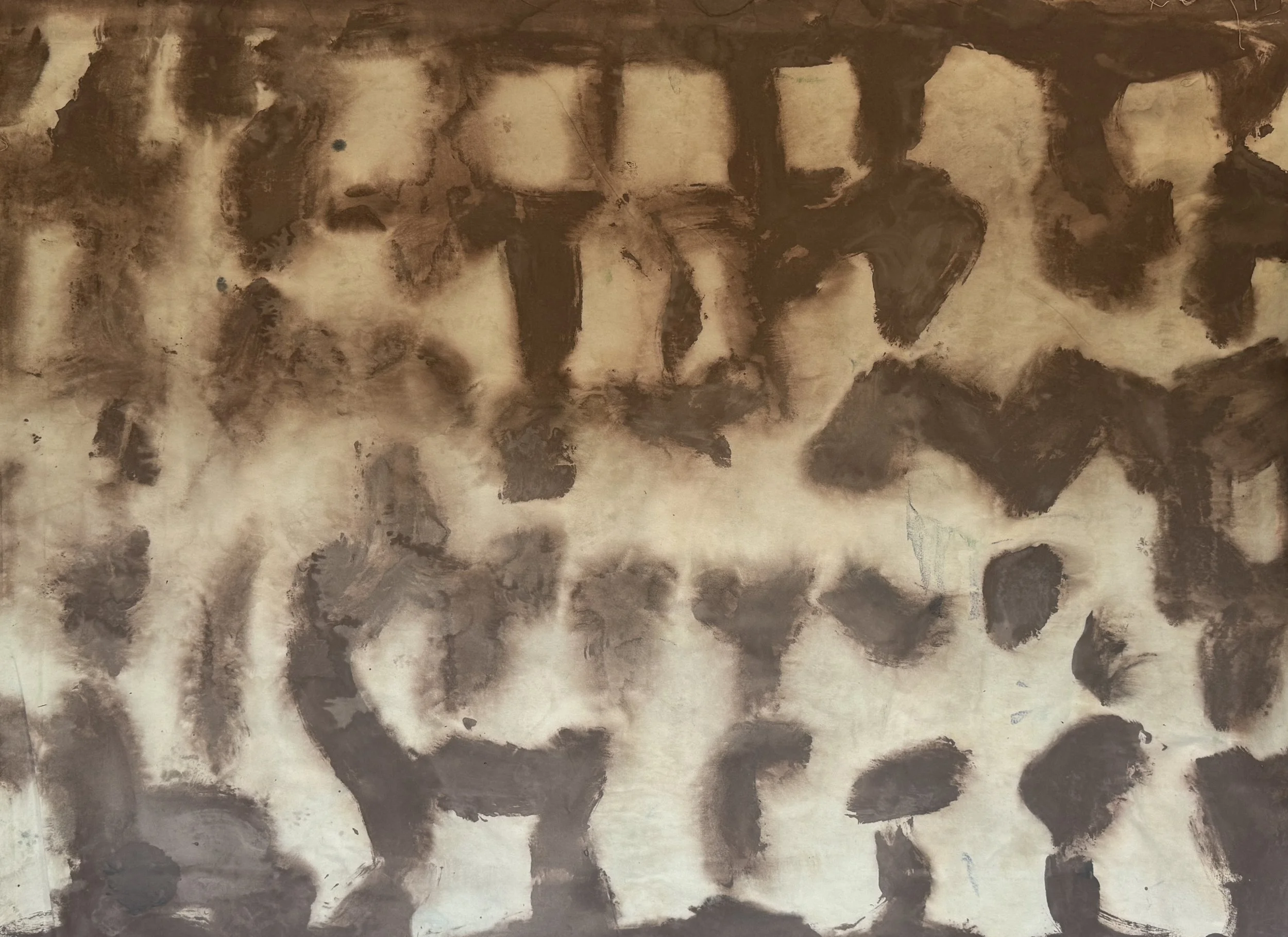 Under an Open Sky, 2026 / 
160 x 200 cm / 
Acrylic and mineral paint on canvas