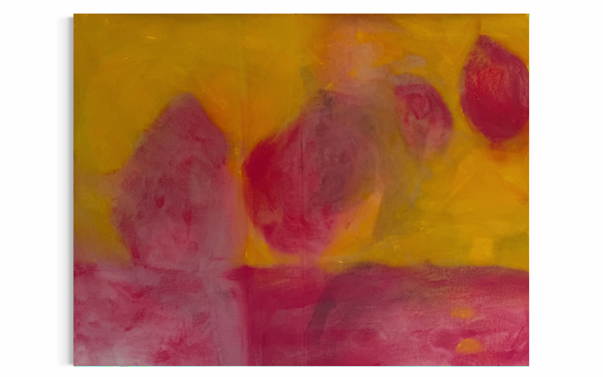 Cinnabar | 2026 | Mineral paint on cotton canvas |  146 x 186 cm