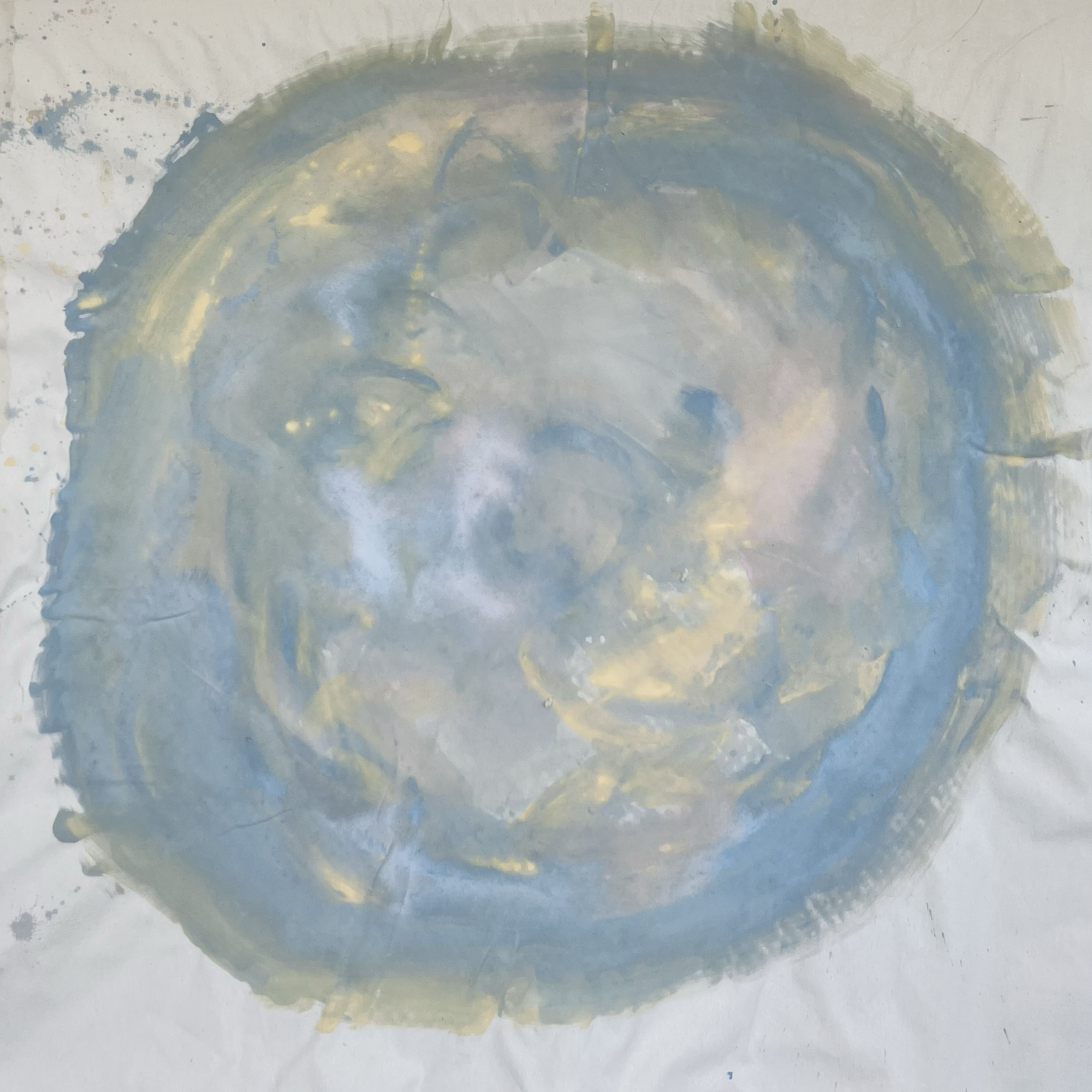 Sweet regret, 2023 / 
160 x 160 cm / 
Mineral paint on canvas