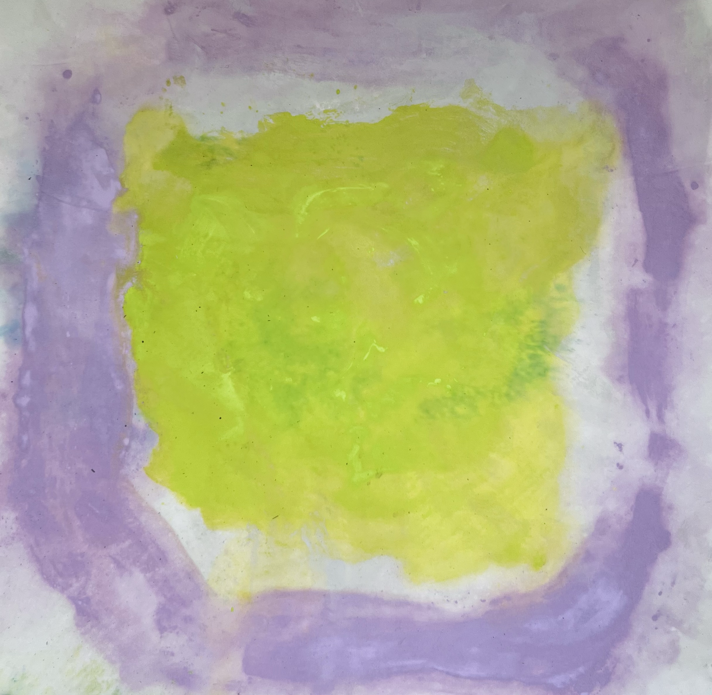 Purple Dragon, 2023 / 
160 x 160 cm / 
Mineral paint on canvas