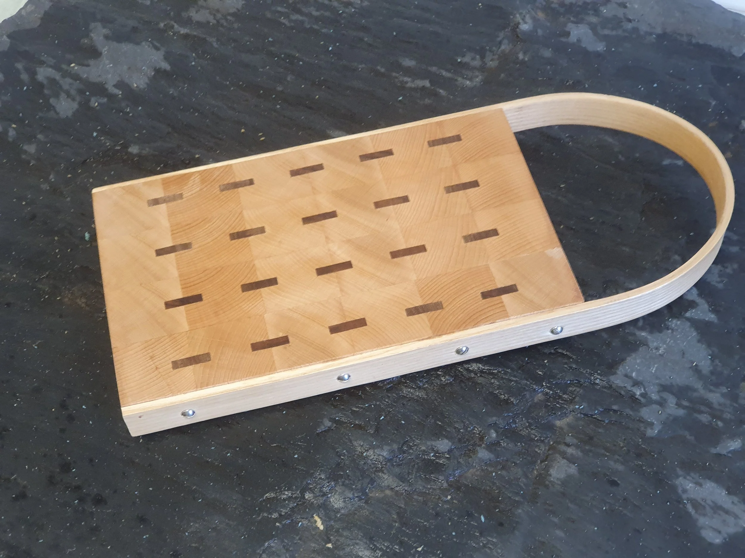 End grain beech chopping board