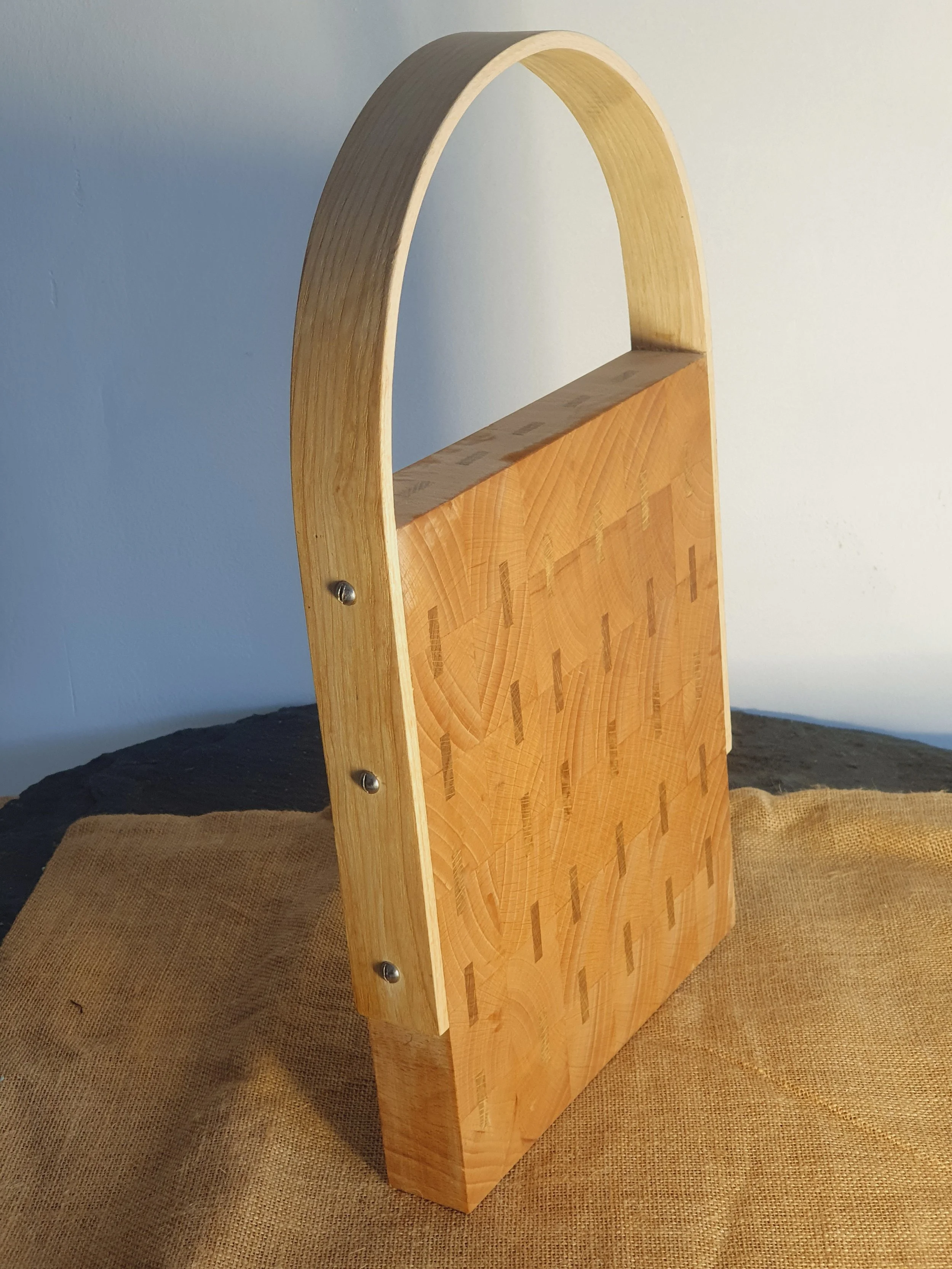 End grain beech chopping board