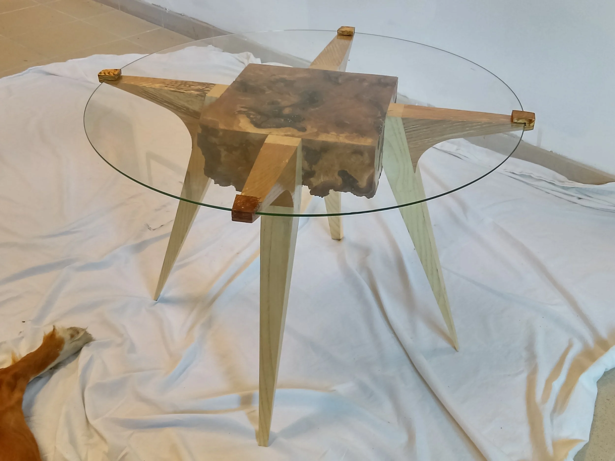 Glass Side Table