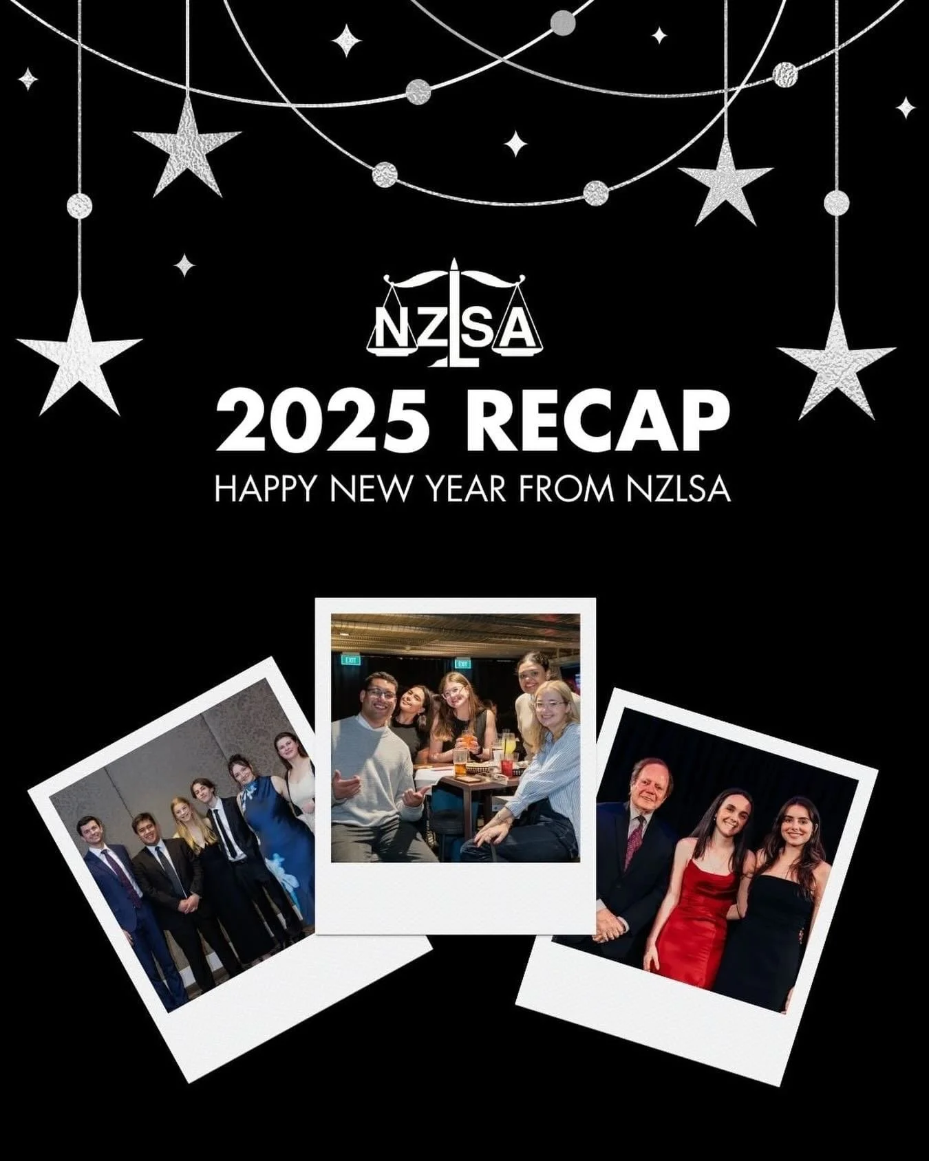 In lieu of a 4th quarterly update, we would like to take the chance to wish all of you a happy new year and reflect on some key moments from 2025:

&bull; The NZLSA had numerous council meetings across the motu - hosted by AUT, VUW, UC and UoA!
&bull